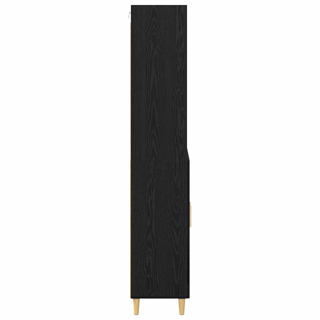 Magasfiú Fekete tölgy 69,5 x 32,5 x 180 cm Szerelt Fa