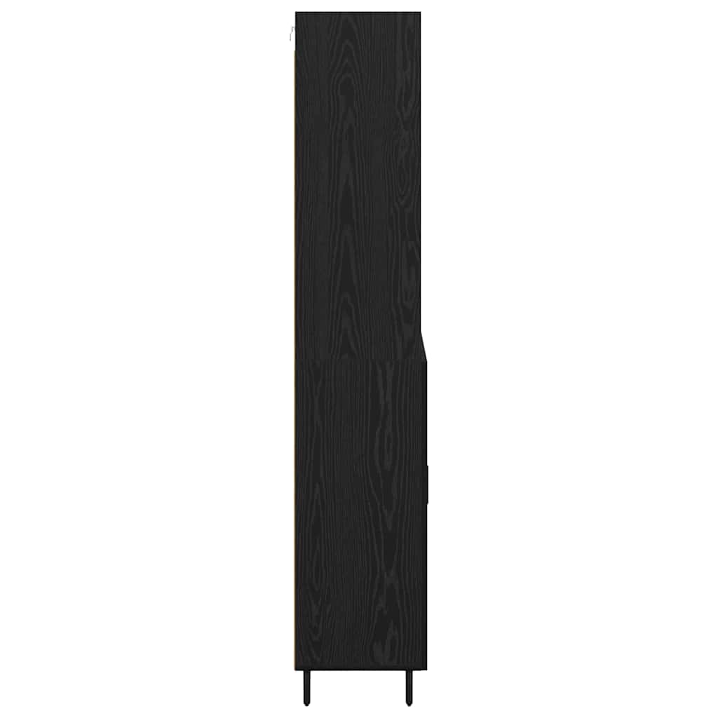 Magasfiú Musta tammi 69,5 x 34 x 180 cm Szerelt Fa