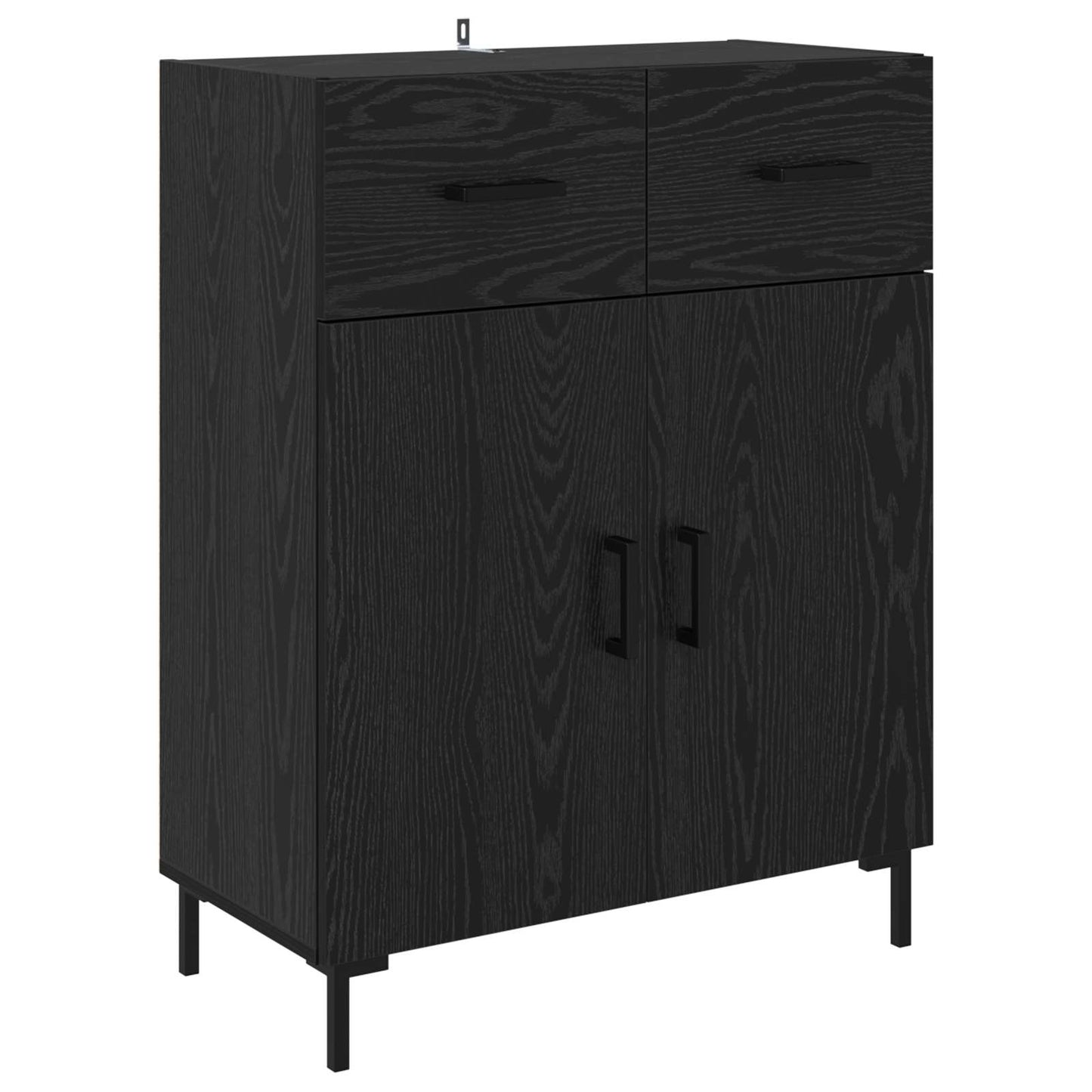 Magasfiú Fekete tölgy 69,5 x 34 x 180 cm Szerelt Fa