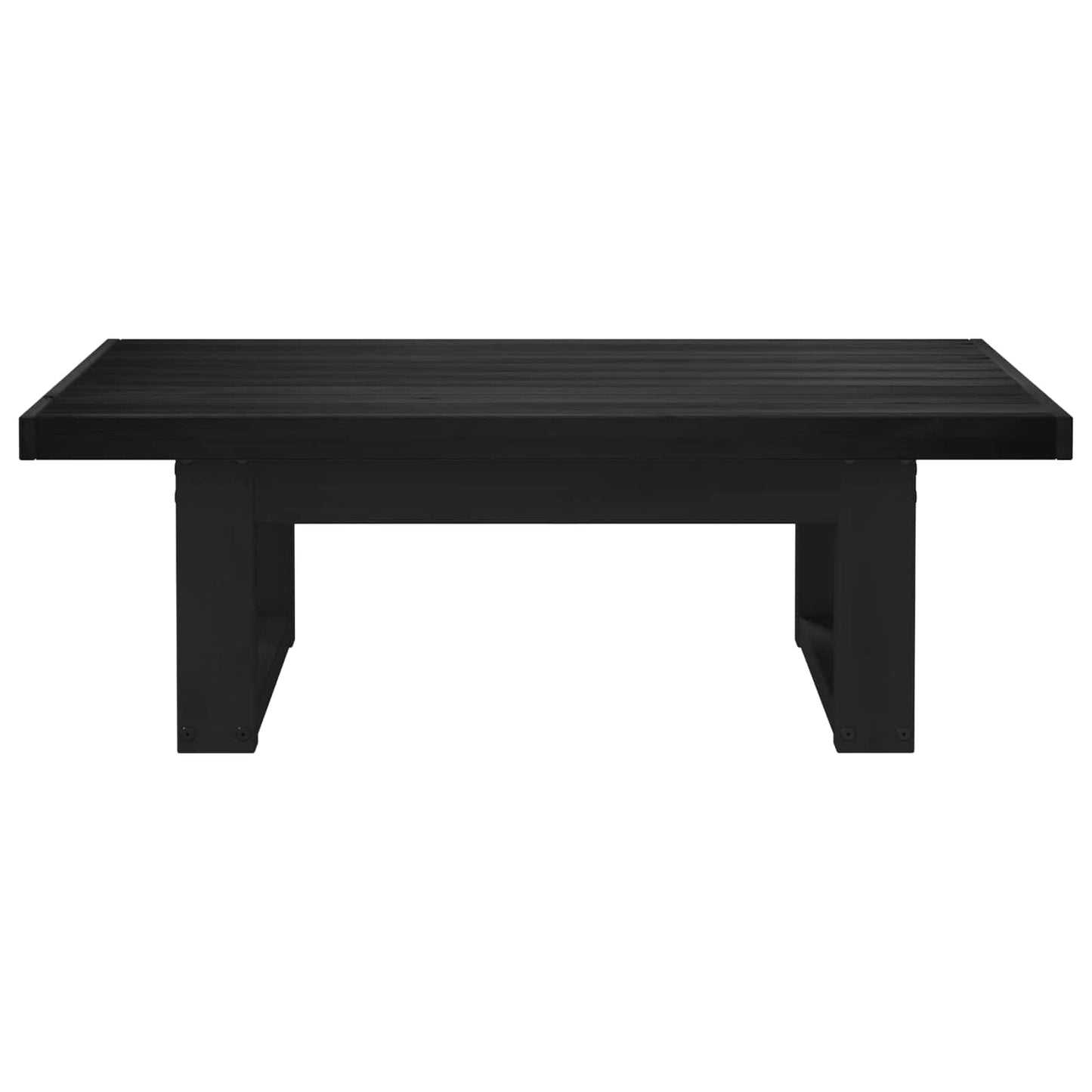 Dohányzóasztal NOAIN Fekete 119 x 60 x 40 cm Tömör Fenyőfa