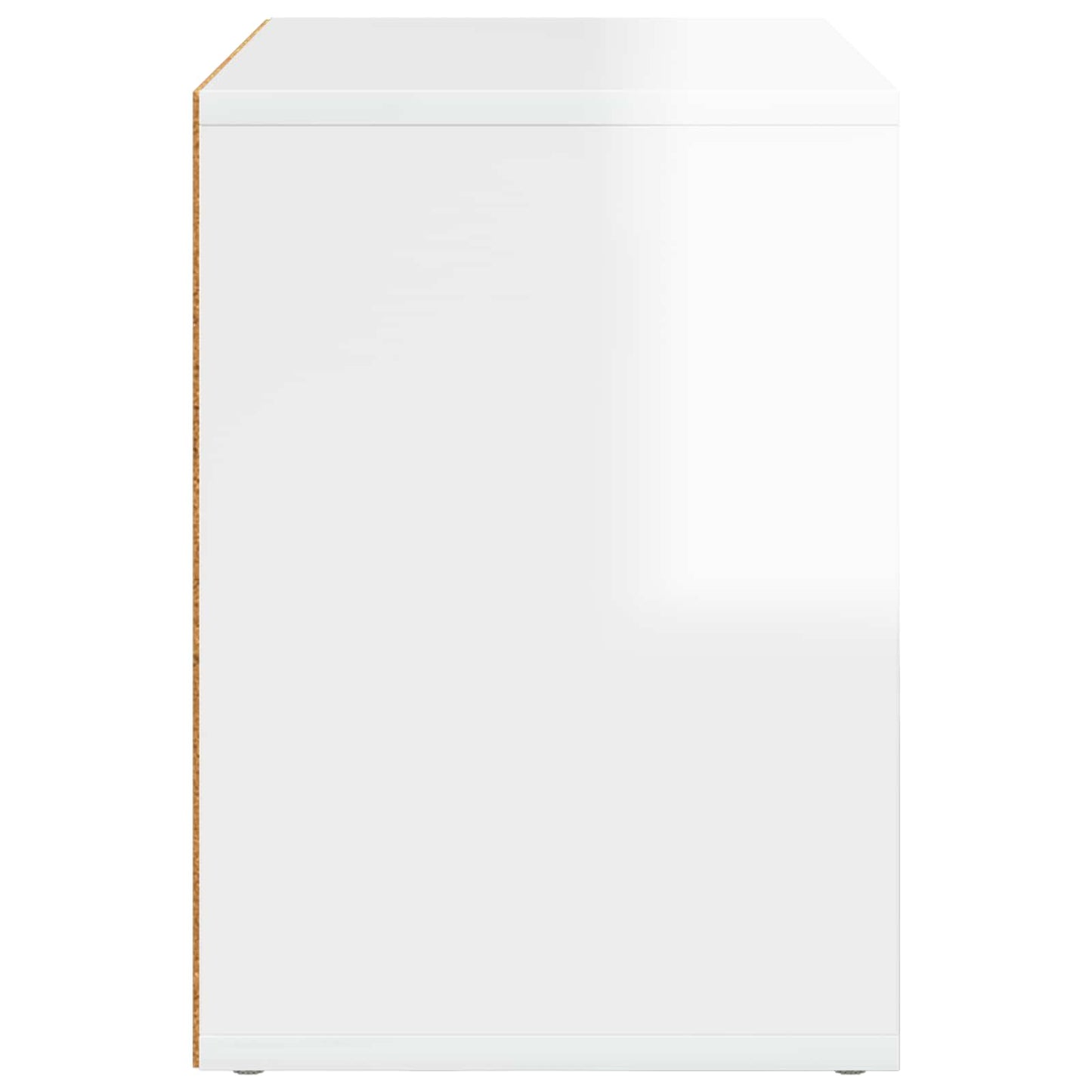 Macska Ház Fényes Fehér 51 x 30 x 42,5 cm Szerelt Fa