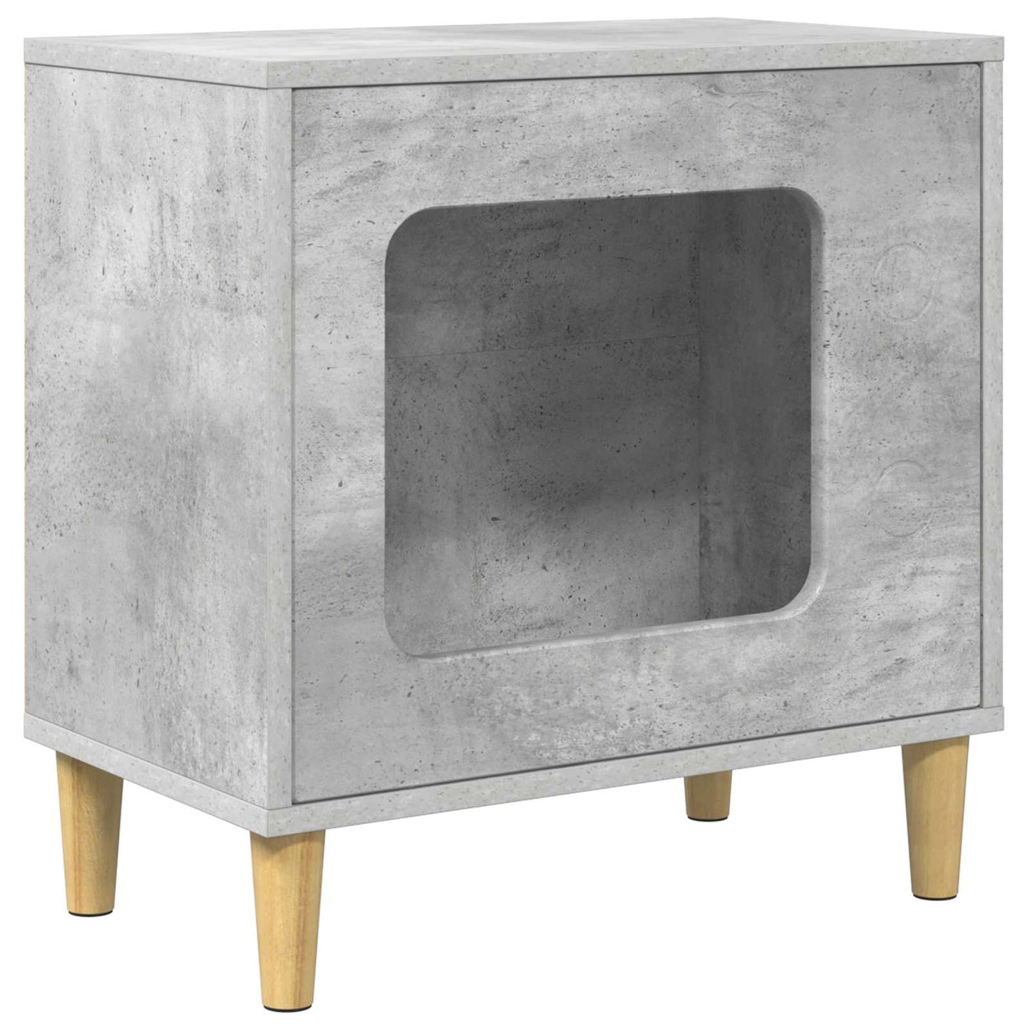 Macska Ház Beton 51 x 30 x 52 cm Szerelt Fa