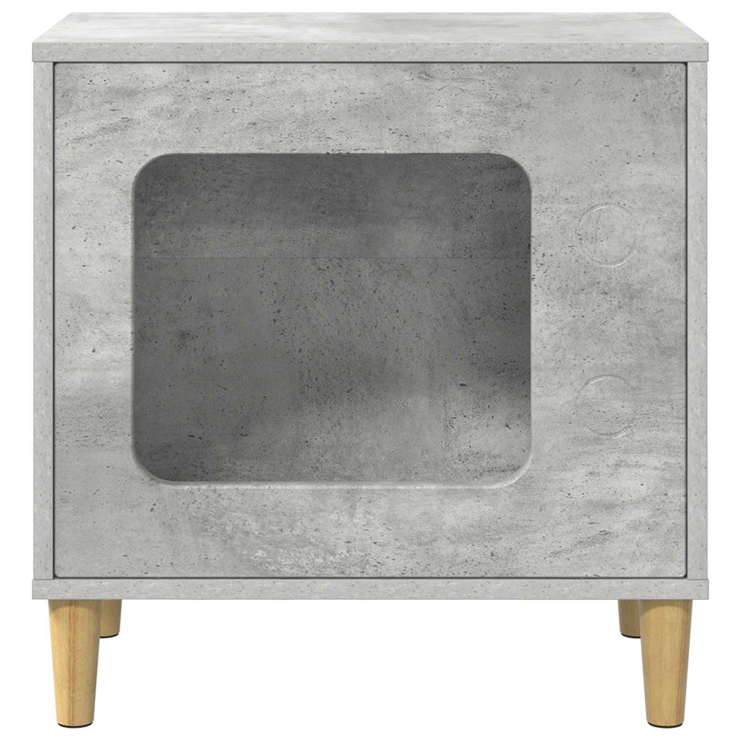 Macska Ház Beton 51 x 30 x 52 cm Szerelt Fa