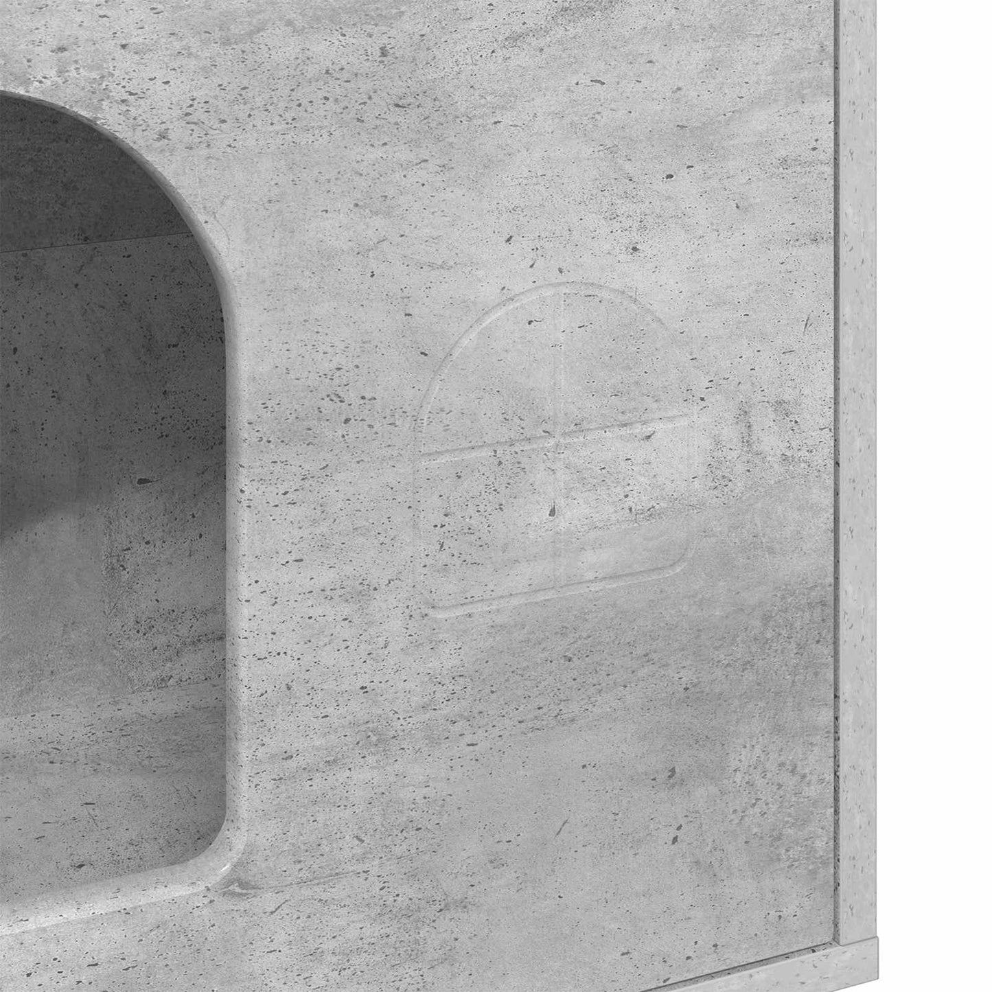 Macska Ház Beton 51 x 30 x 52 cm Szerelt Fa