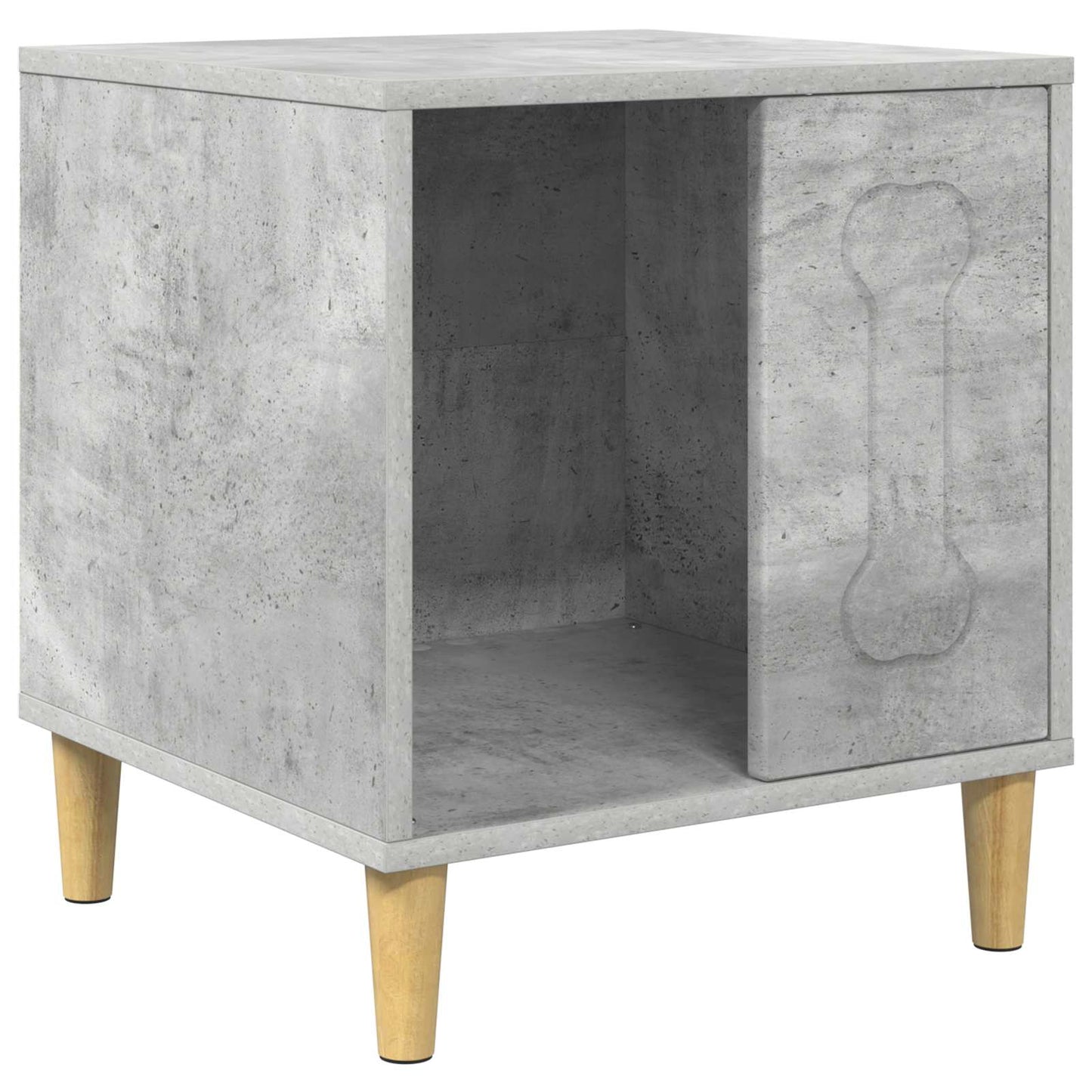 Kutyaház Beton 44 x 42 x 49 cm Szerelt Fa