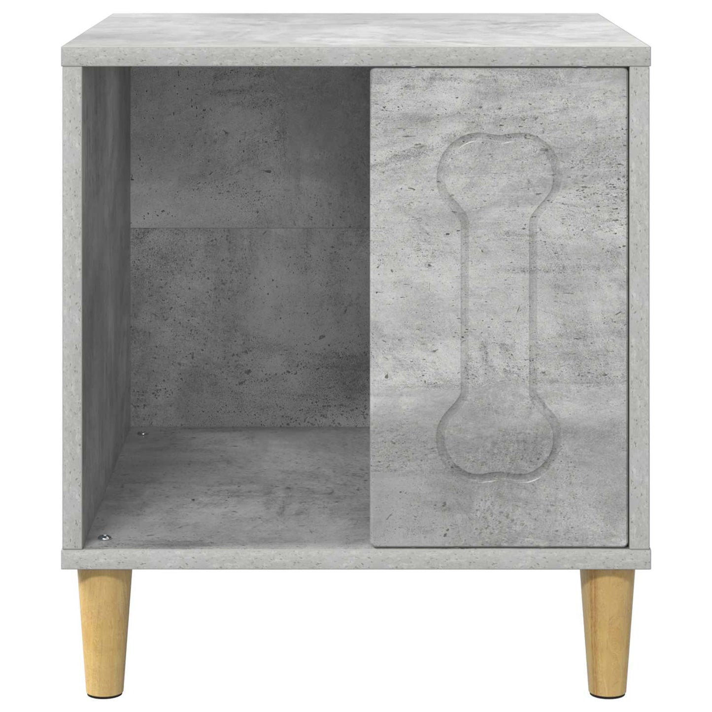 Kutyaház Beton 44 x 42 x 49 cm Szerelt Fa
