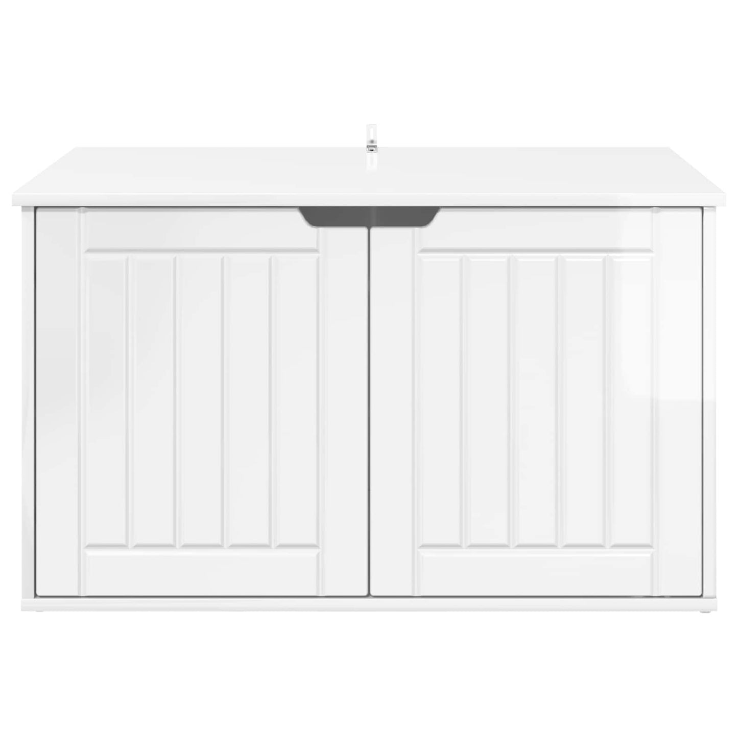 Macska Ház Fényes Fehér 85 x 55 x 50,5 cm Szerelt Fa