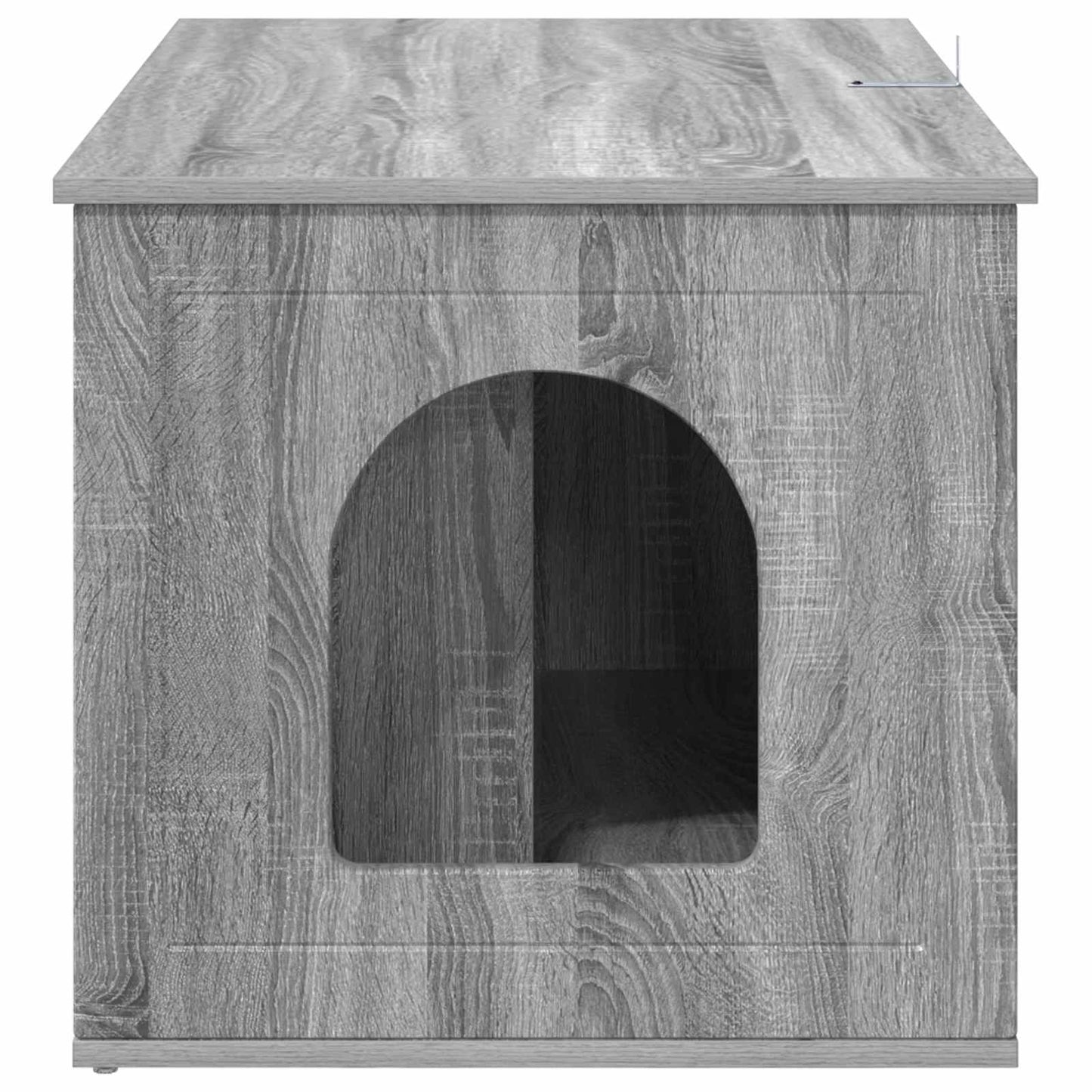 Macska Ház Szürke Sonoma 85 x 55 x 50,5 cm Szerelt Fa