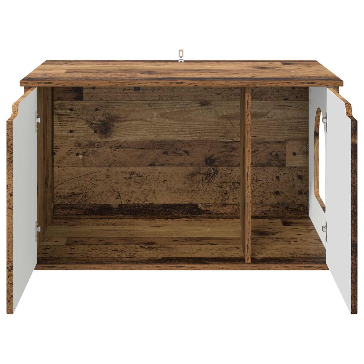 Macska Ház Öreg fa 85 x 55 x 50,5 cm Szerelt Fa