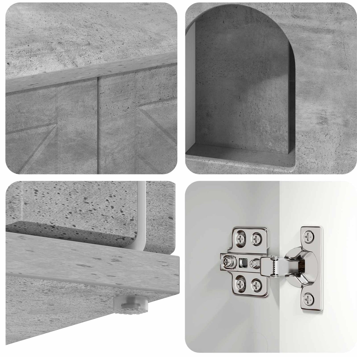 Macska Ház Beton 85 x 55 x 50,5 cm Szerelt Fa