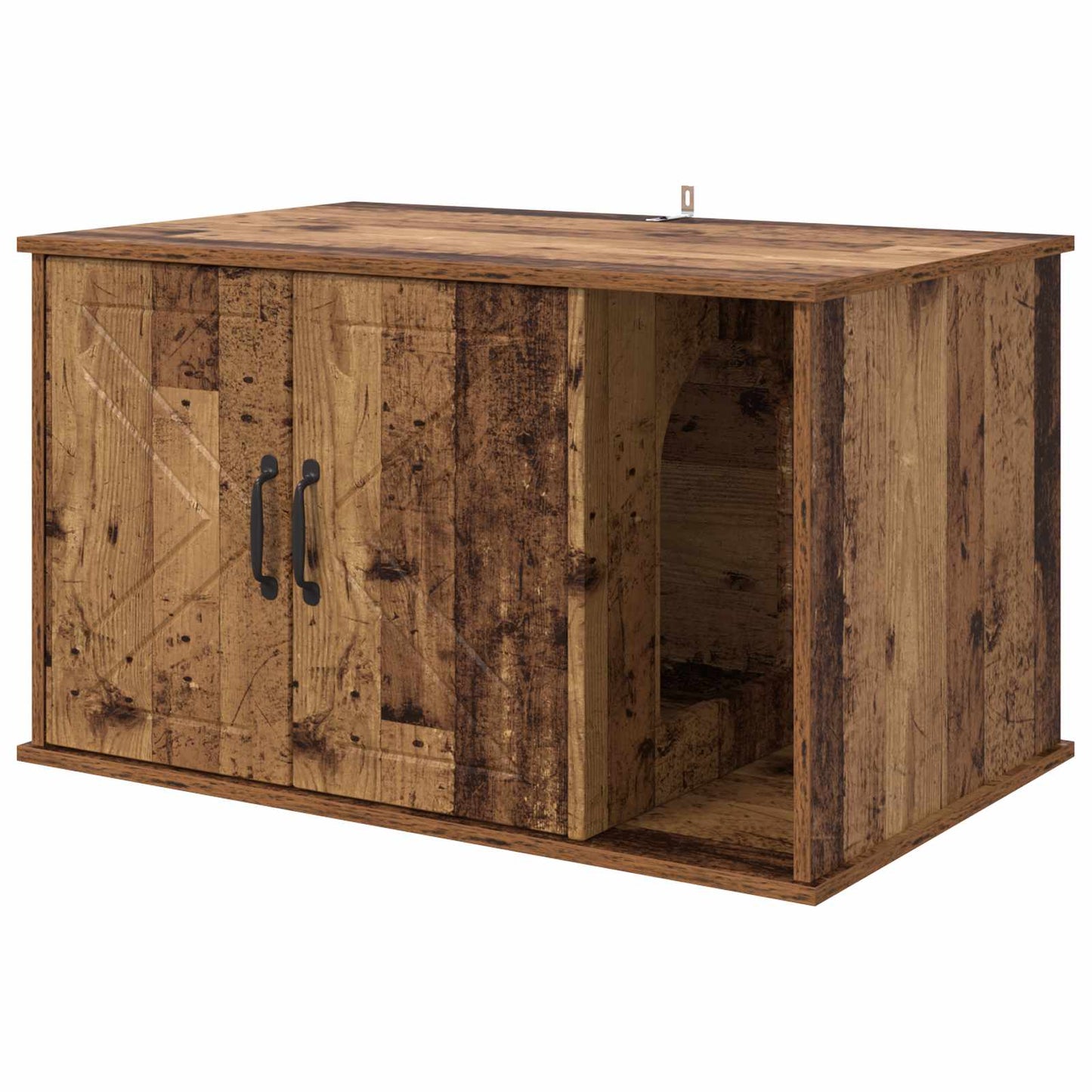 Macska Ház Öreg fa 85 x 55 x 50,5 cm Szerelt Fa