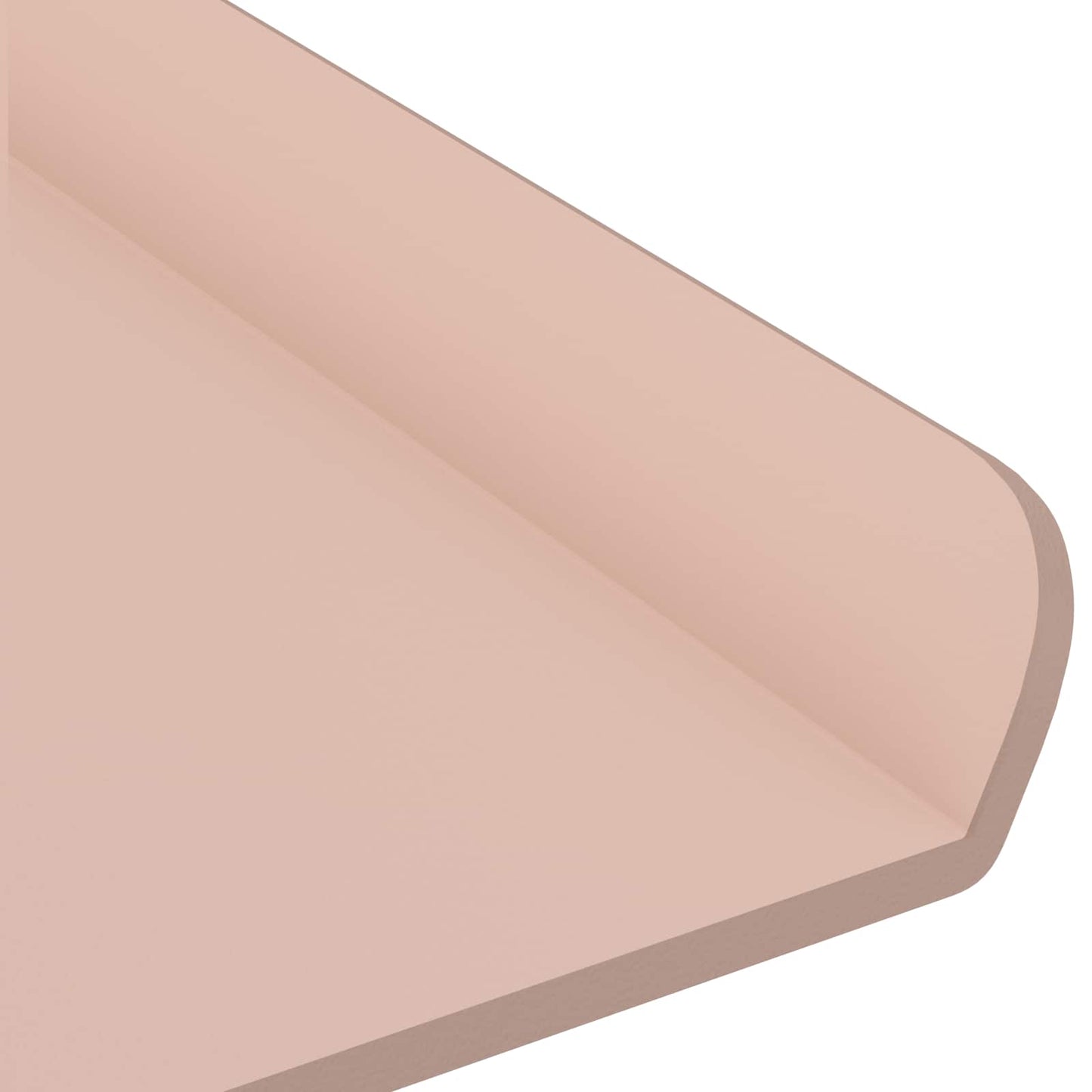 Lebegő polc 3 pcs Rózsaszín 40 x 9 x 2,5 cm Acél