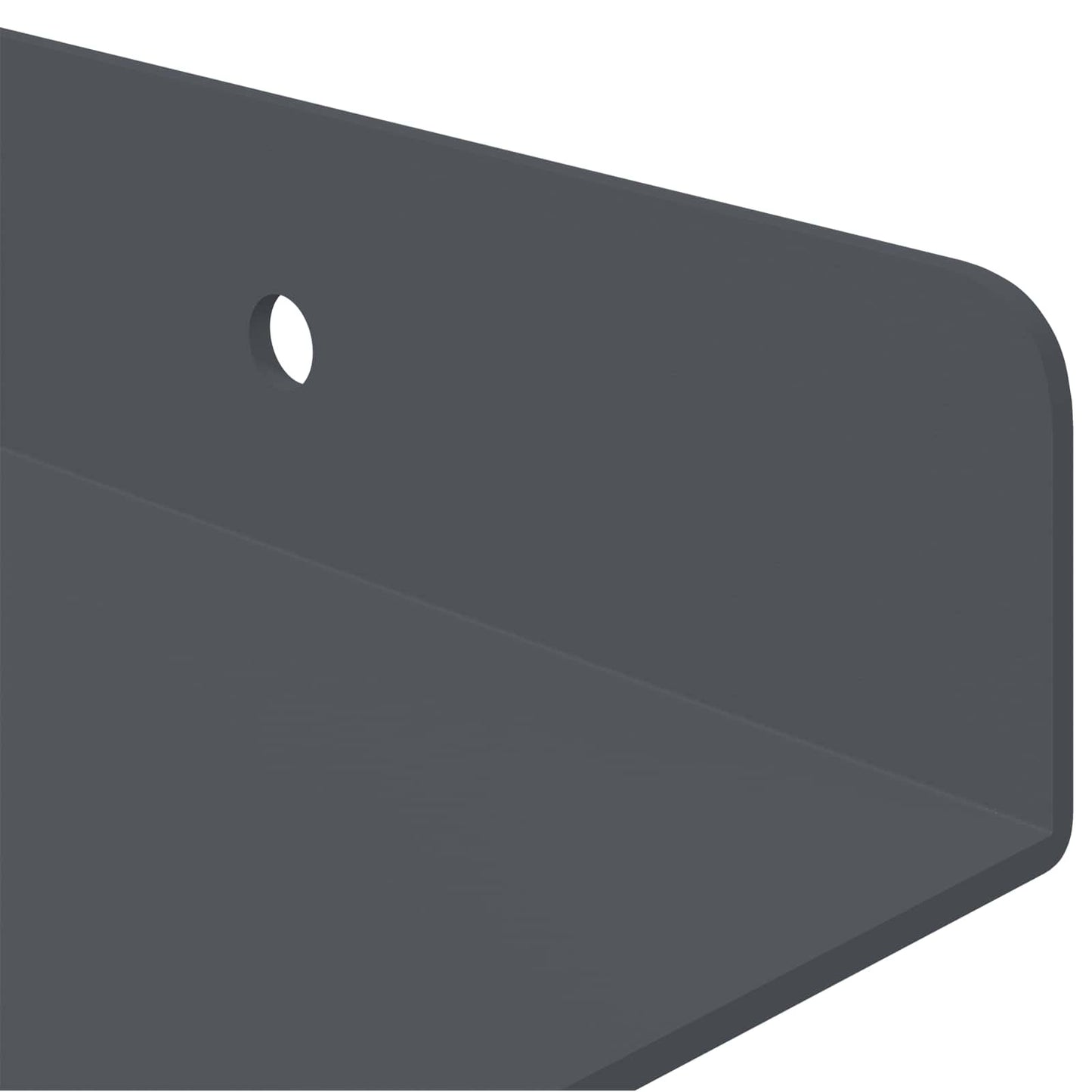 Lebegő polc 3 pcs Antracit 40 x 9 x 2,5 cm Acél