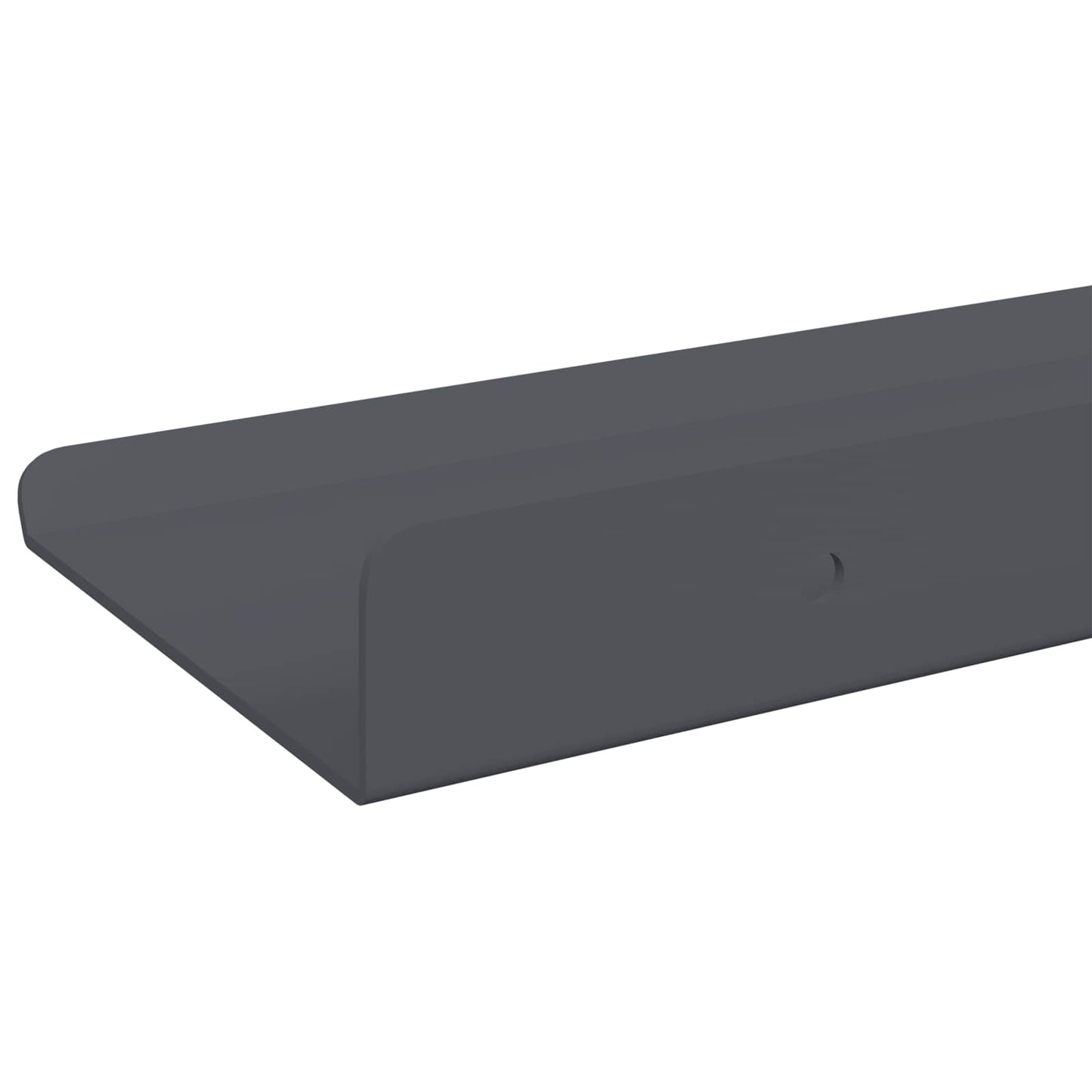 Lebegő polc 3 pcs Antracit 40 x 9 x 2,5 cm Acél