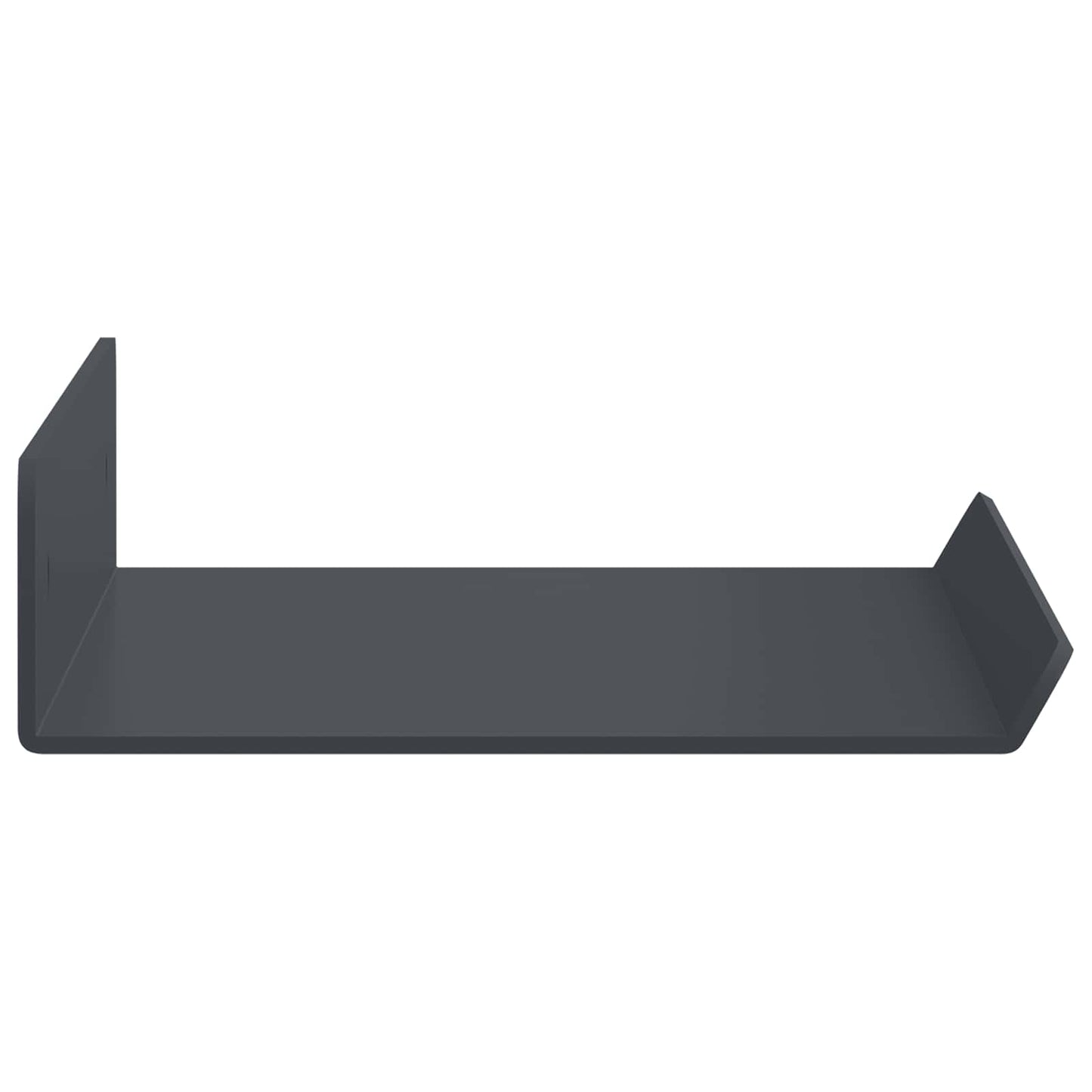 Lebegő polc 3 pcs Antracit 40 x 9 x 2,5 cm Acél