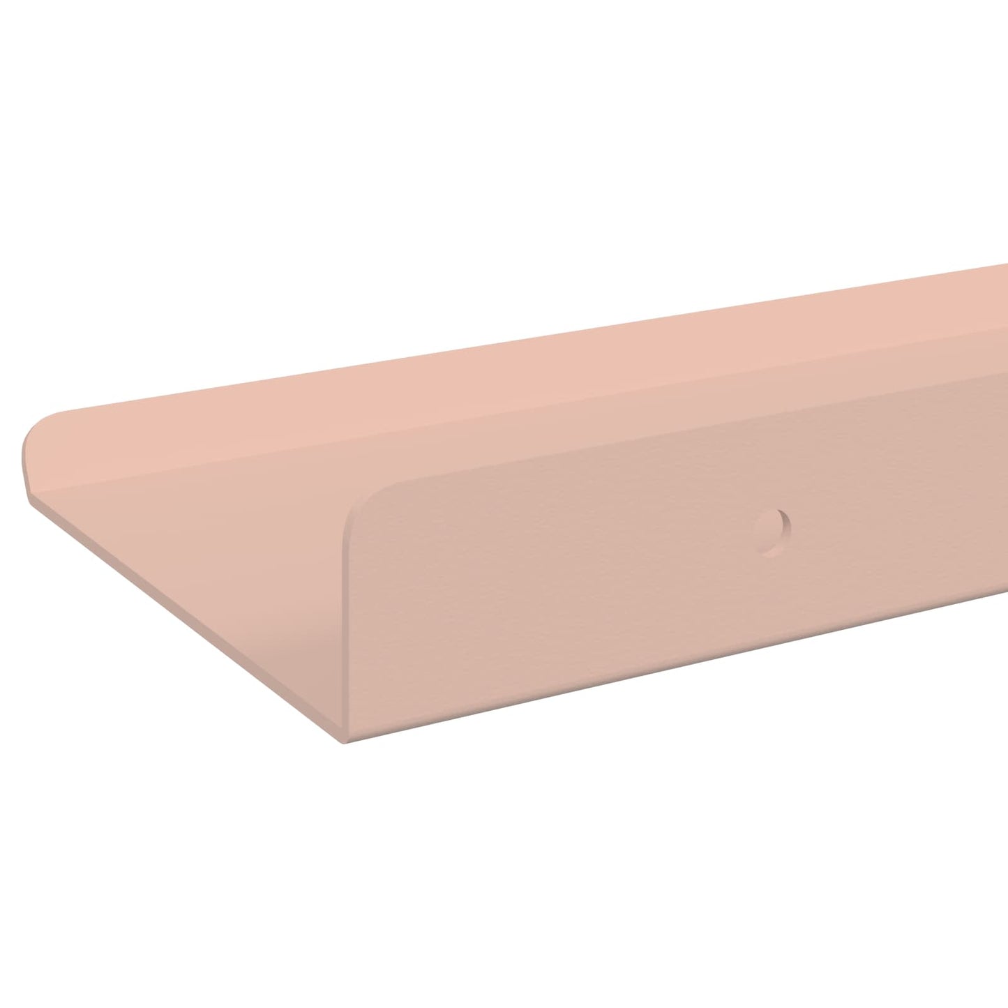 Lebegő polc 2 pcs Rózsaszín 30 x 9 x 2,5 cm Acél