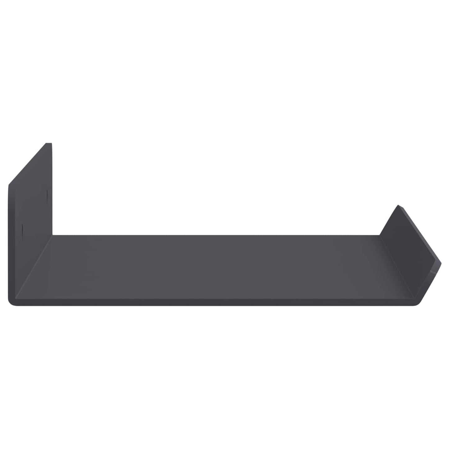 Lebegő polc 2 pcs Antracit 30 x 9 x 2,5 cm Acél