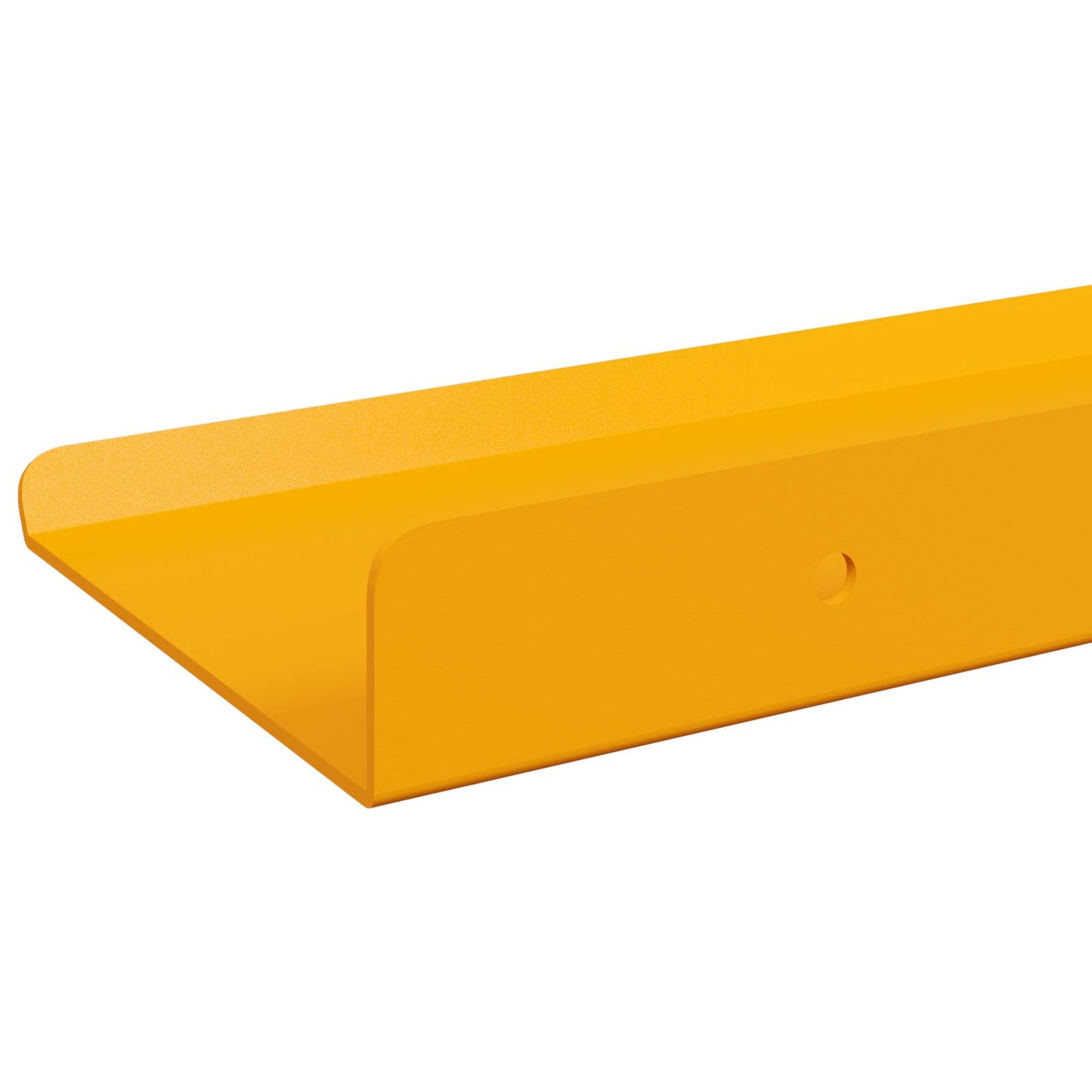 Lebegő polc 4 pcs Mustár sárga 30 x 9 x 2,5 cm Acél