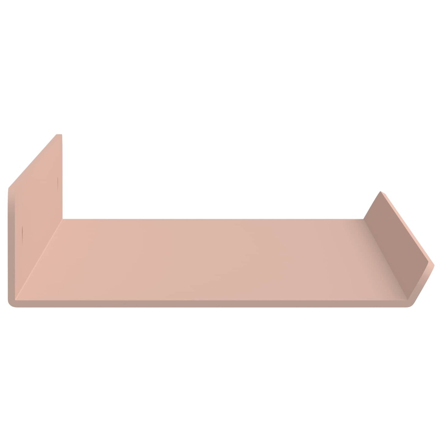 Lebegő polc 4 pcs Rózsaszín 40 x 8,5 x 2,5 cm Acél