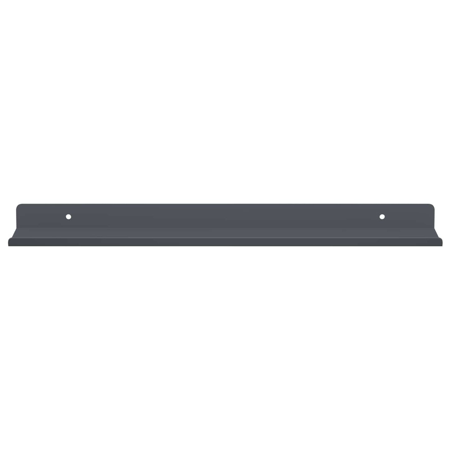 Lebegő polc 4 pcs Antracit 40 x 8,5 x 2,5 cm Acél