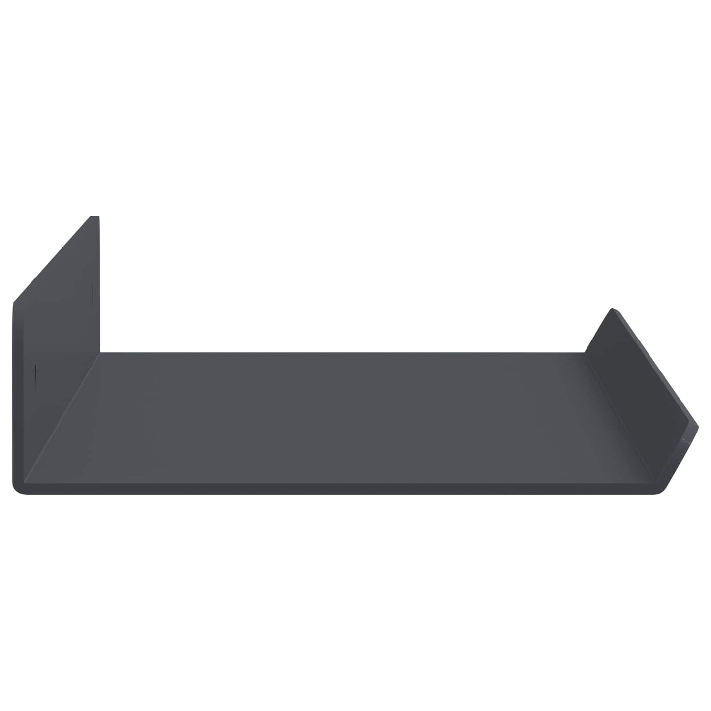 Lebegő polc 4 pcs Antracit 40 x 8,5 x 2,5 cm Acél