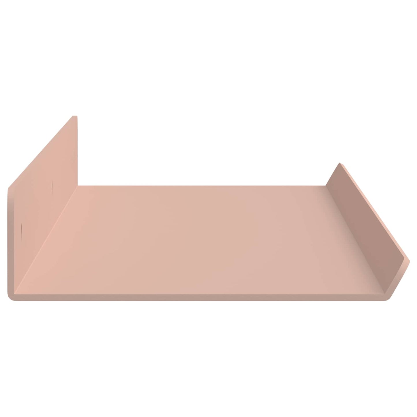 Lebegő polc 4 pcs Rózsaszín 60 x 8,5 x 2,5 cm Acél