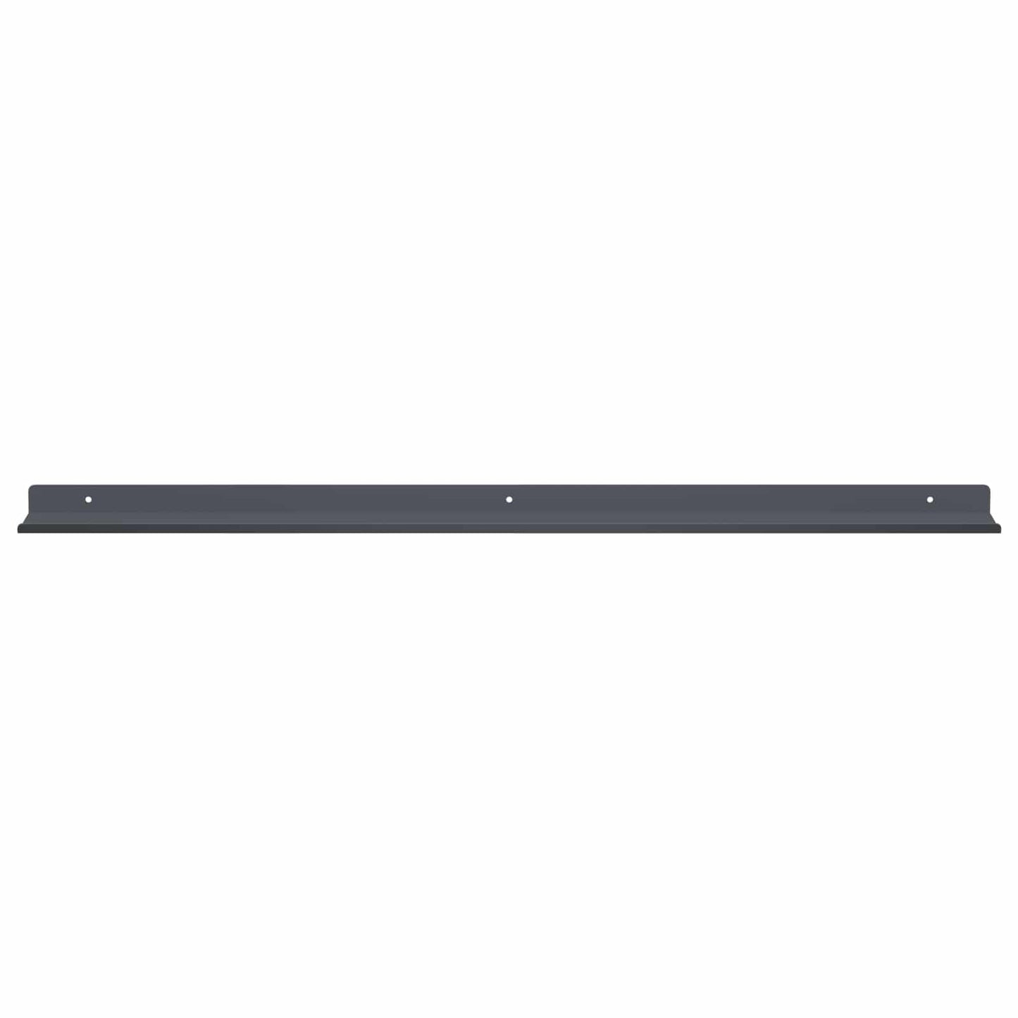 Lebegő polc 2 pcs Antracit 80 x 9 x 2,5 cm Acél