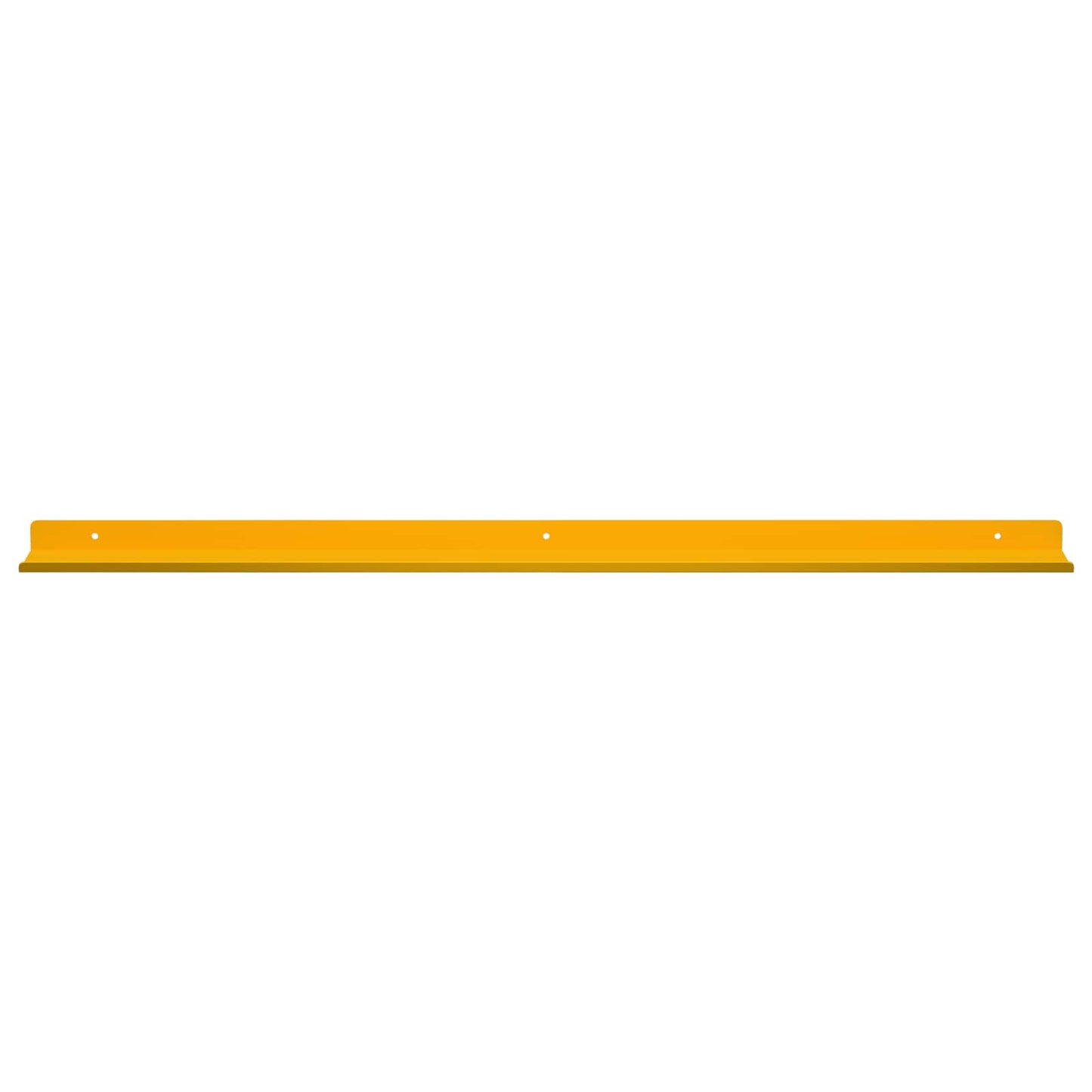 Lebegő polc 4 pcs Mustár sárga 80 x 9 x 2,5 cm Acél