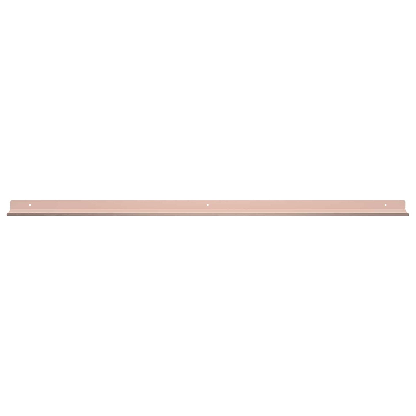 Lebegő polc 2 pcs Rózsaszín 100 x 9 x 2,5 cm Acél
