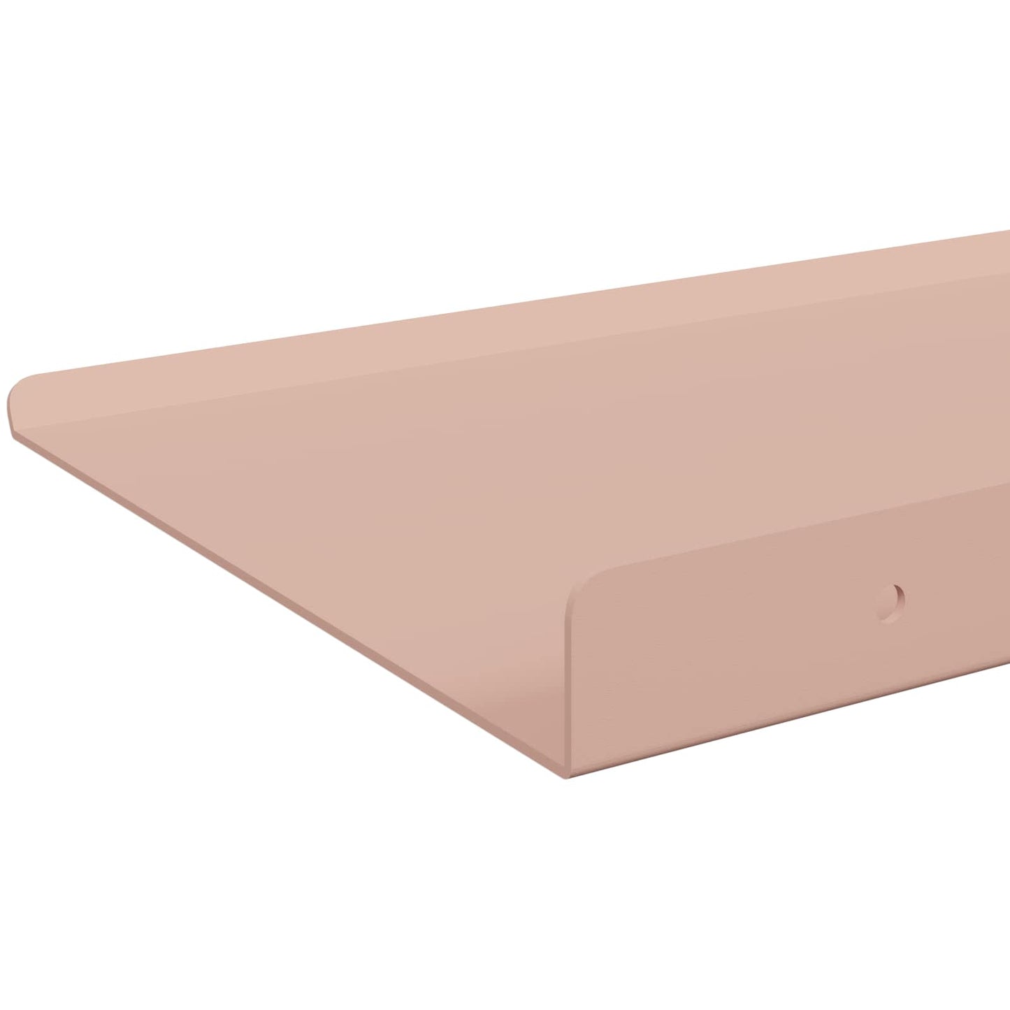 Lebegő polc 4 pcs Rózsaszín 30 x 18 x 2,5 cm Acél