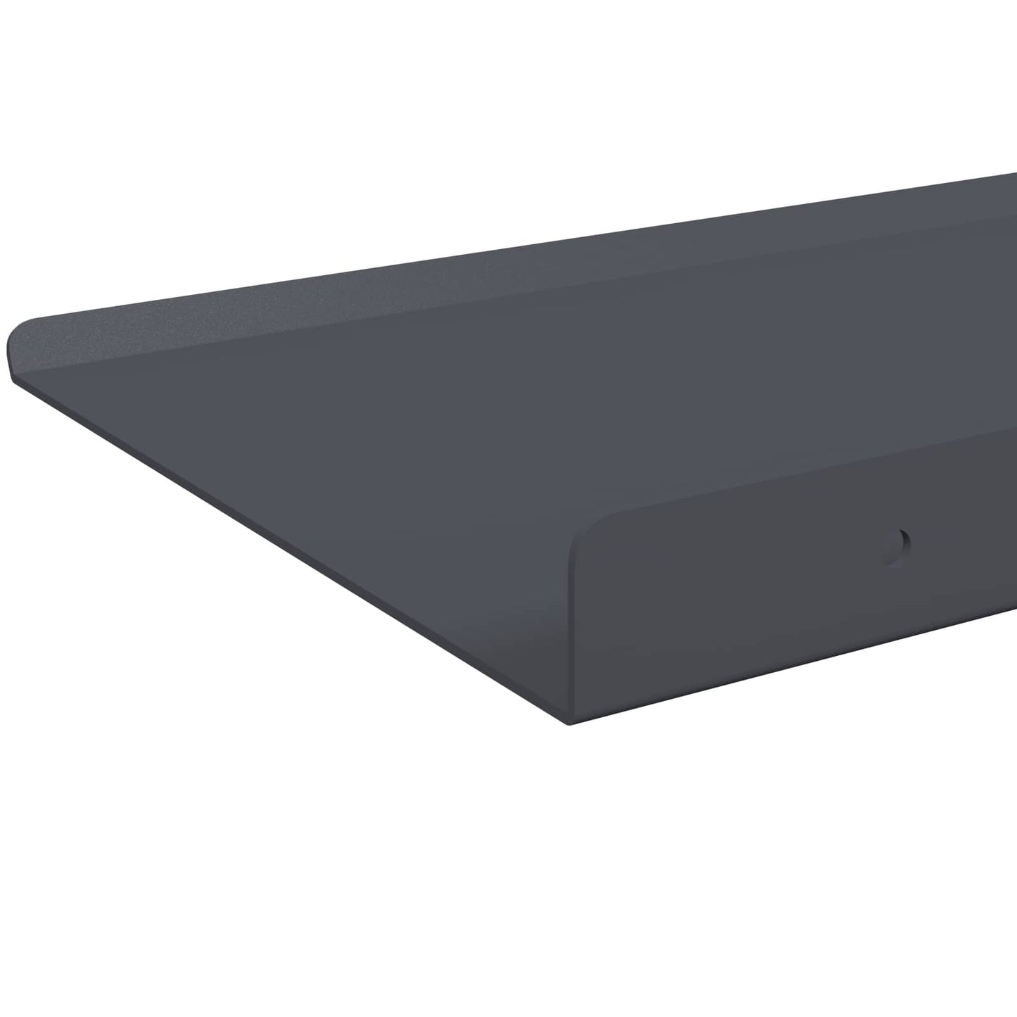 Lebegő polc 2 pcs Antracit 30 x 18 x 2,5 cm Acél
