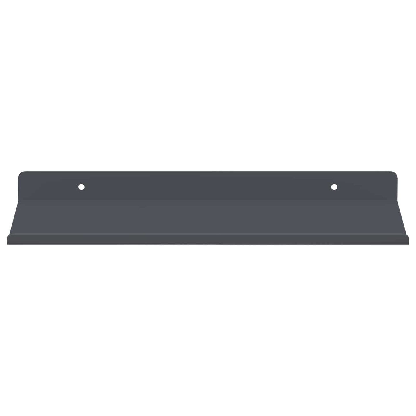 Lebegő polc 2 pcs Antracit 30 x 18 x 2,5 cm Acél