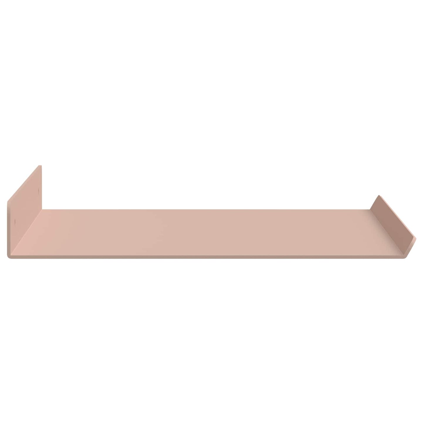 Lebegő polc 4 pcs Rózsaszín 40 x 18 x 2,5 cm Acél