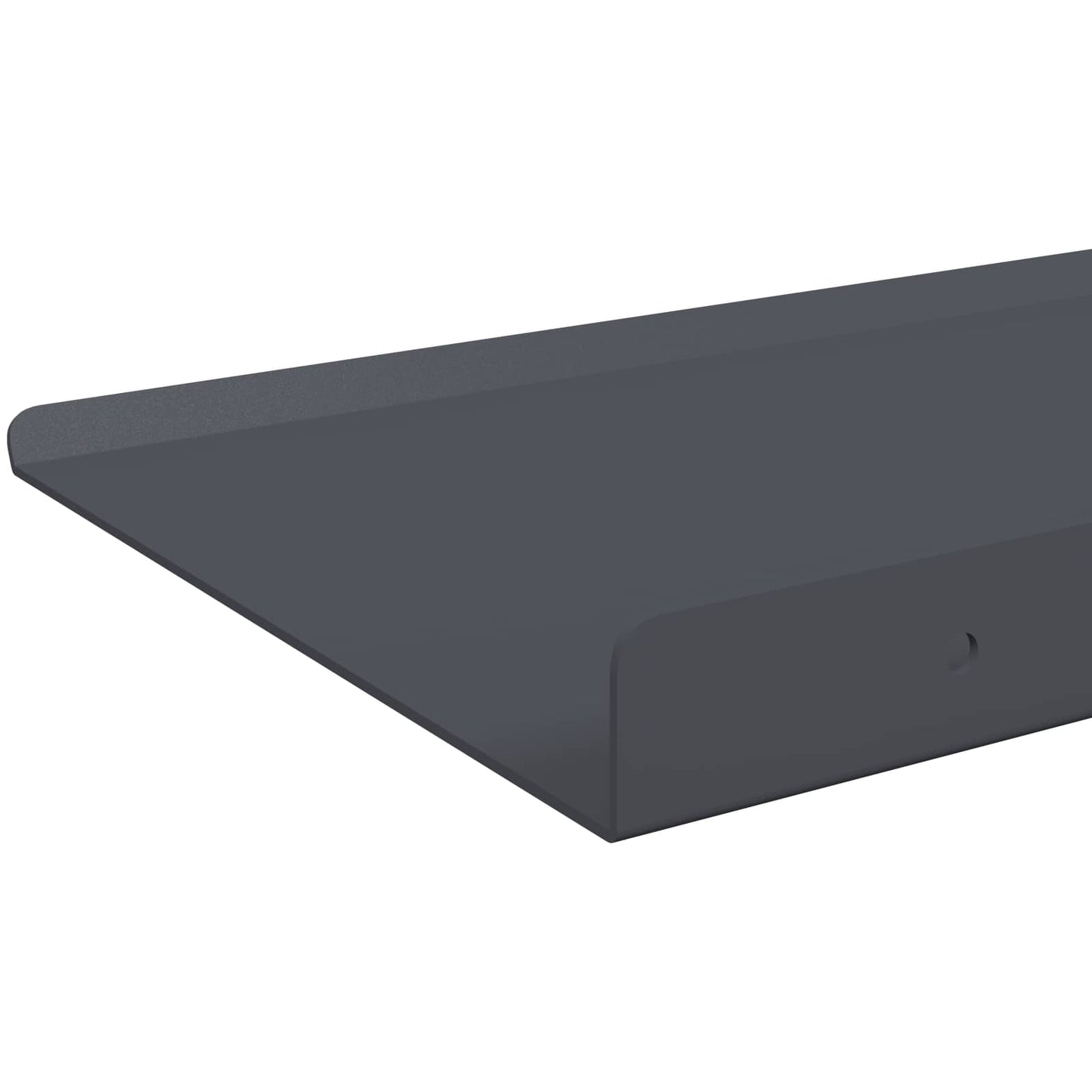 Lebegő polc 4 pcs Antracit 40 x 18 x 2,5 cm Acél
