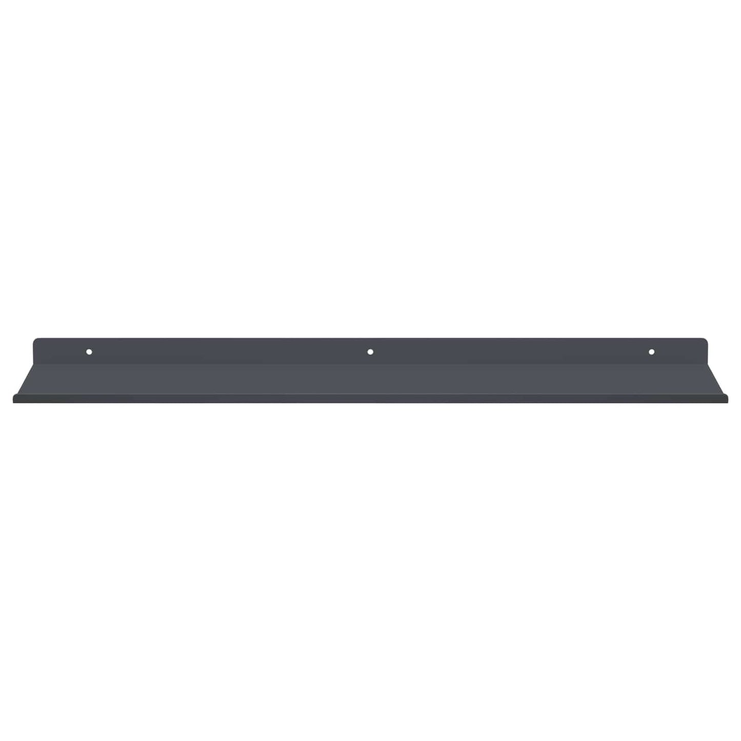 Lebegő polc 4 pcs Antracit 60 x 18 x 2,5 cm Acél