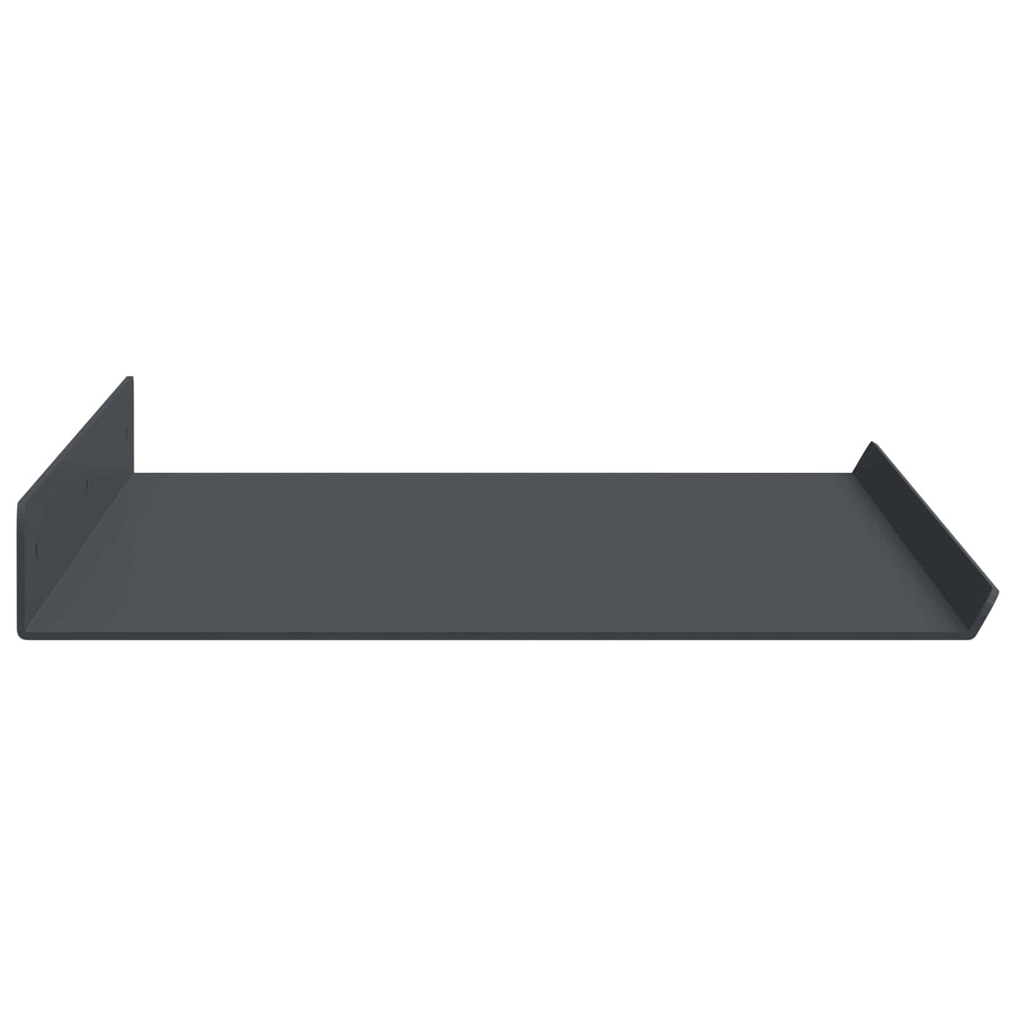 Lebegő polc 4 pcs Antracit 60 x 18 x 2,5 cm Acél