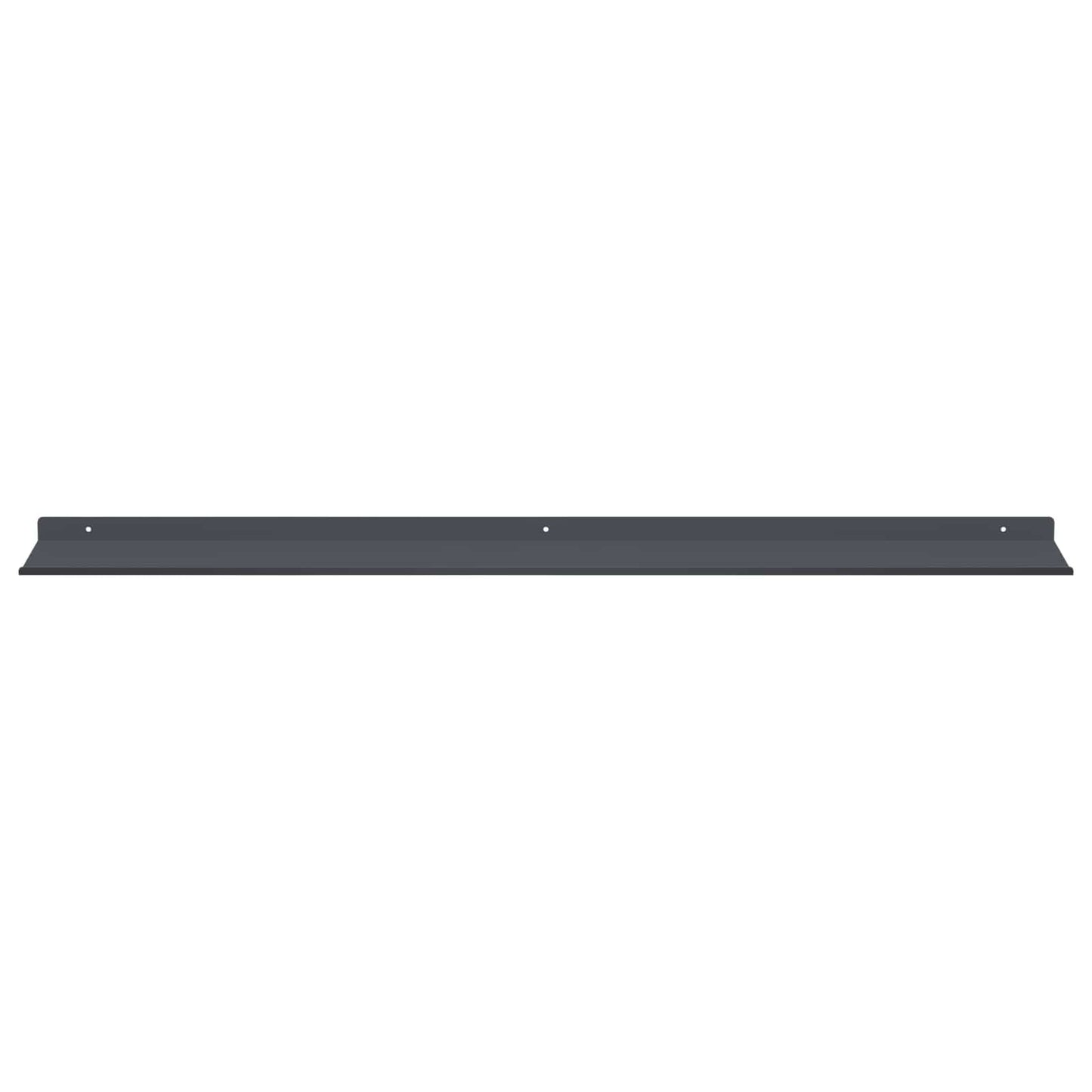 Lebegő polc 4 pcs Antracit 100 x 18 x 2,5 cm Acél