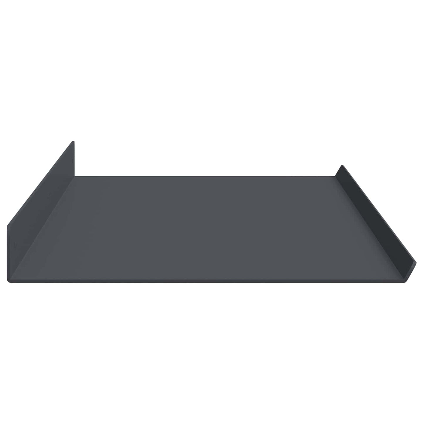 Lebegő polc 4 pcs Antracit 100 x 18 x 2,5 cm Acél