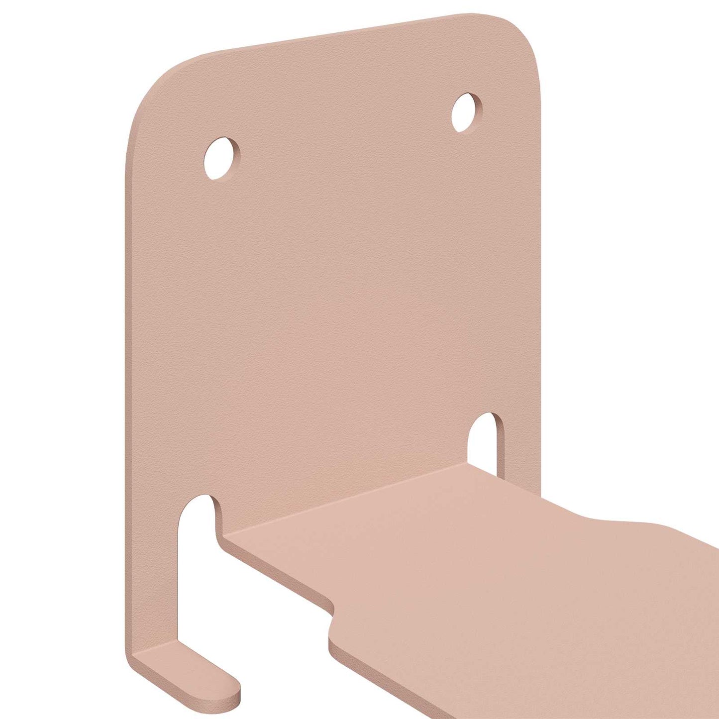 Lebegő polc polcokkal 4 pcs Rózsaszín 6 x 10,8 x 6,6 cm