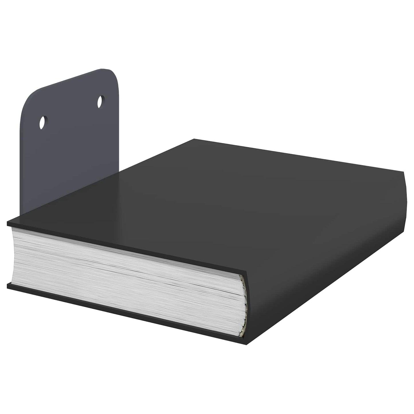 Lebegő polc polcokkal 24 pcs Antracit 6 x 10,8 x 6,6 cm