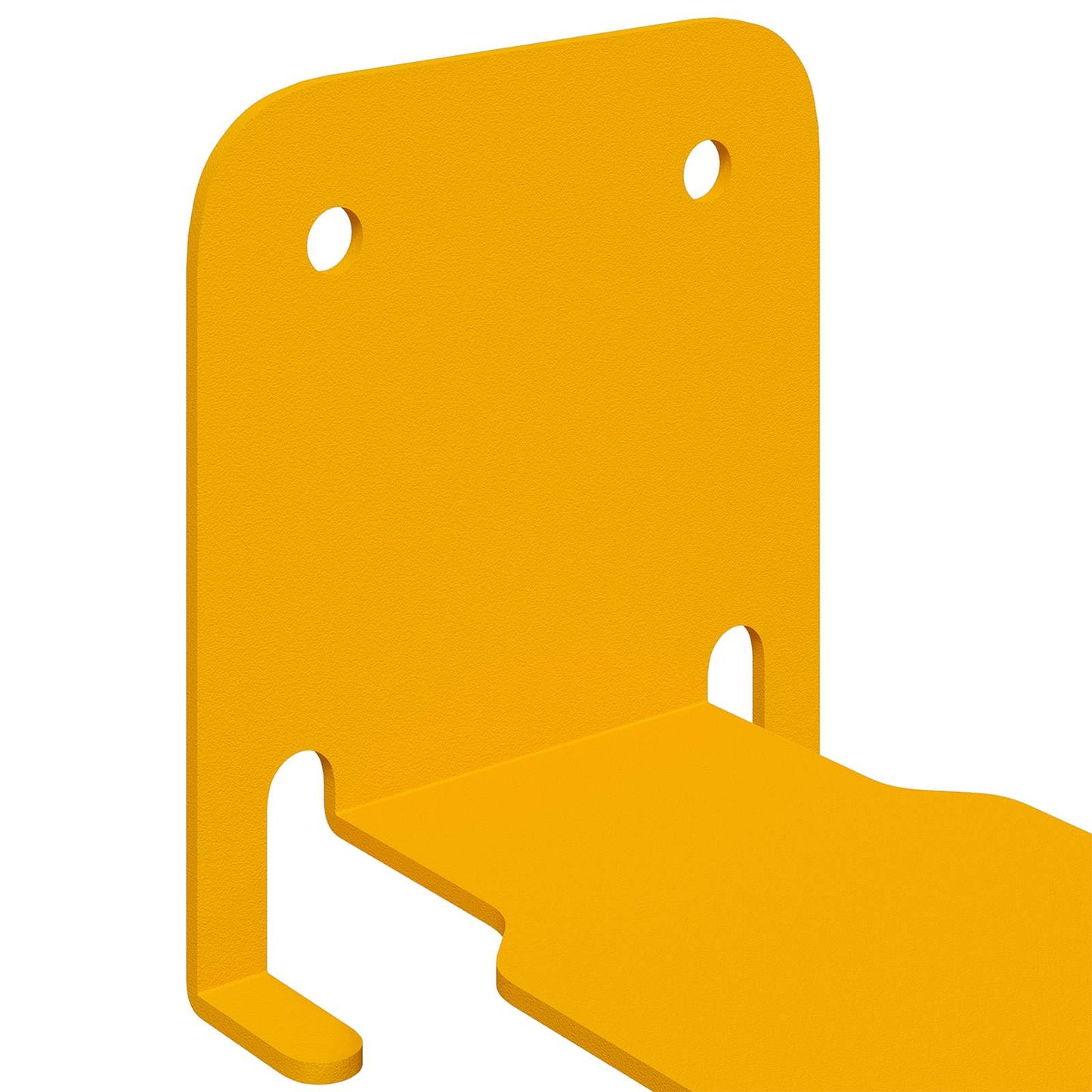 Lebegő polc polcokkal 8 pcs Mustár sárga 6 x 10,8 x 6,6 cm