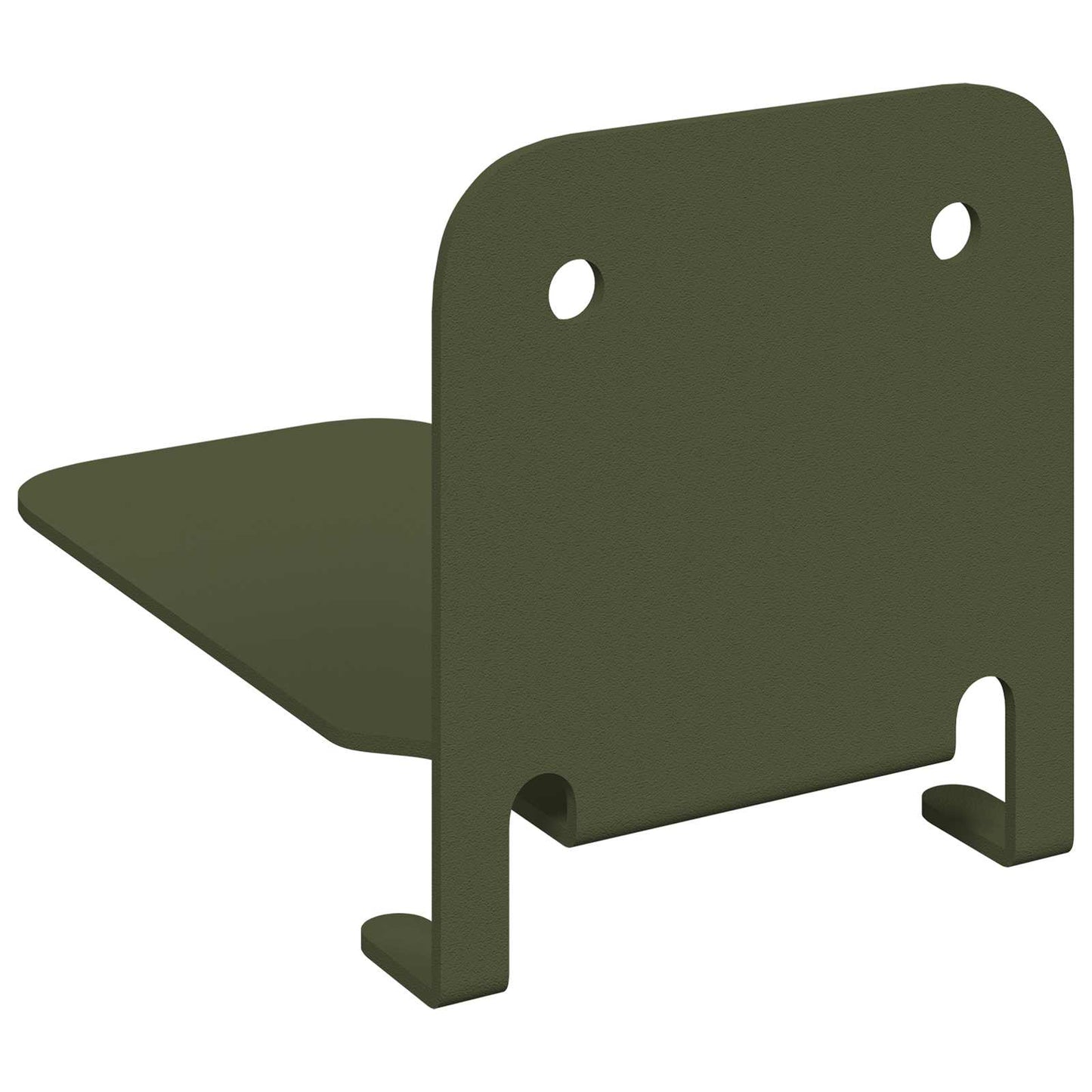 Lebegő polc polcokkal 4 pcs Olajzöld 6 x 10,8 x 6,6 cm