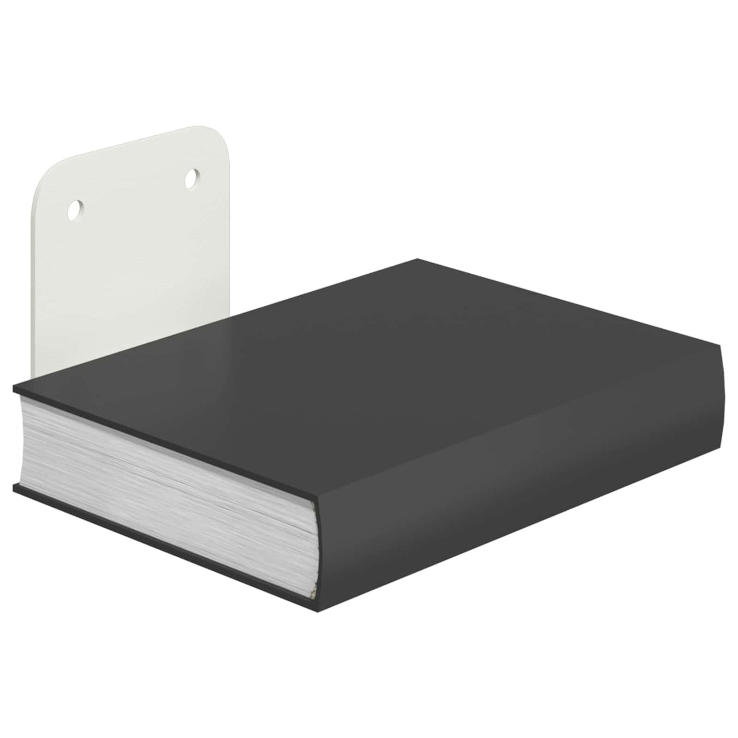 Lebegő polc polcokkal tárolóval 8 pcs Fehér 6 x 10,8 x 6,6 cm
