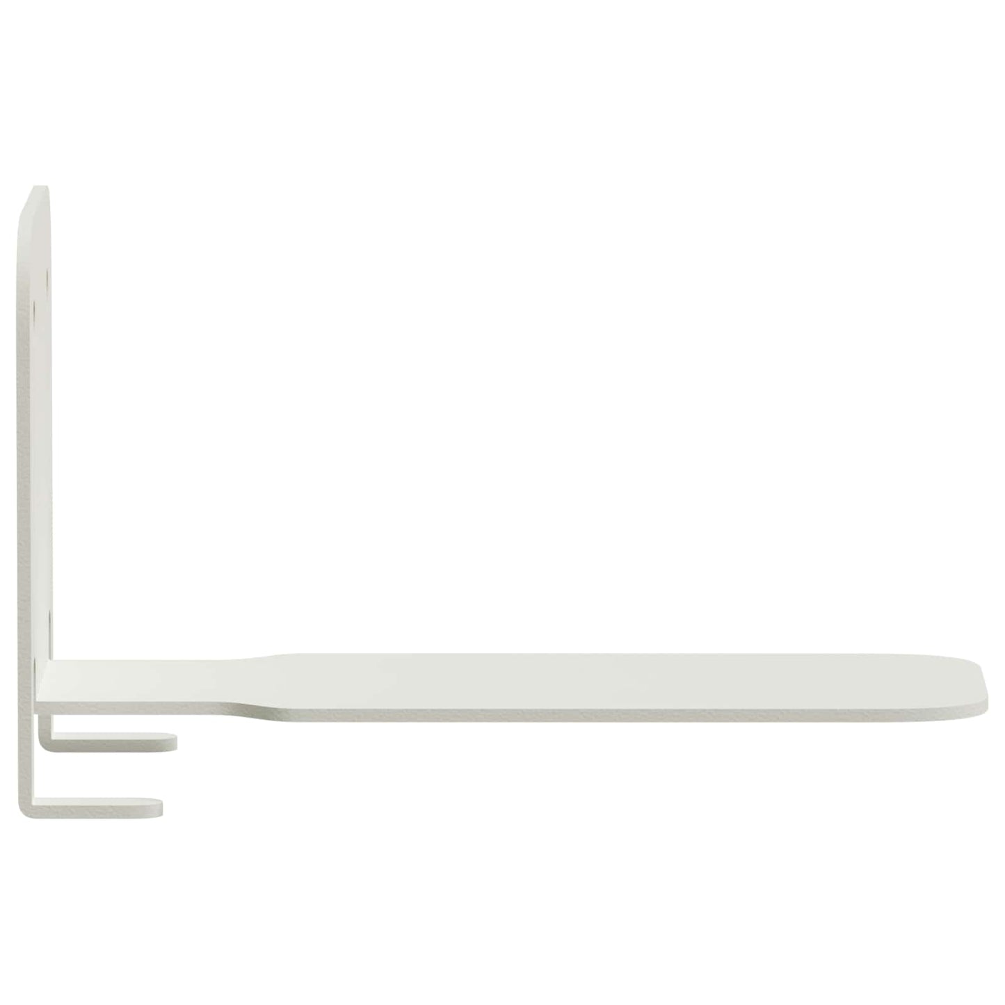 Lebegő polc polcokkal tárolóval 24 pcs Fehér 6 x 10,8 x 6,6 cm