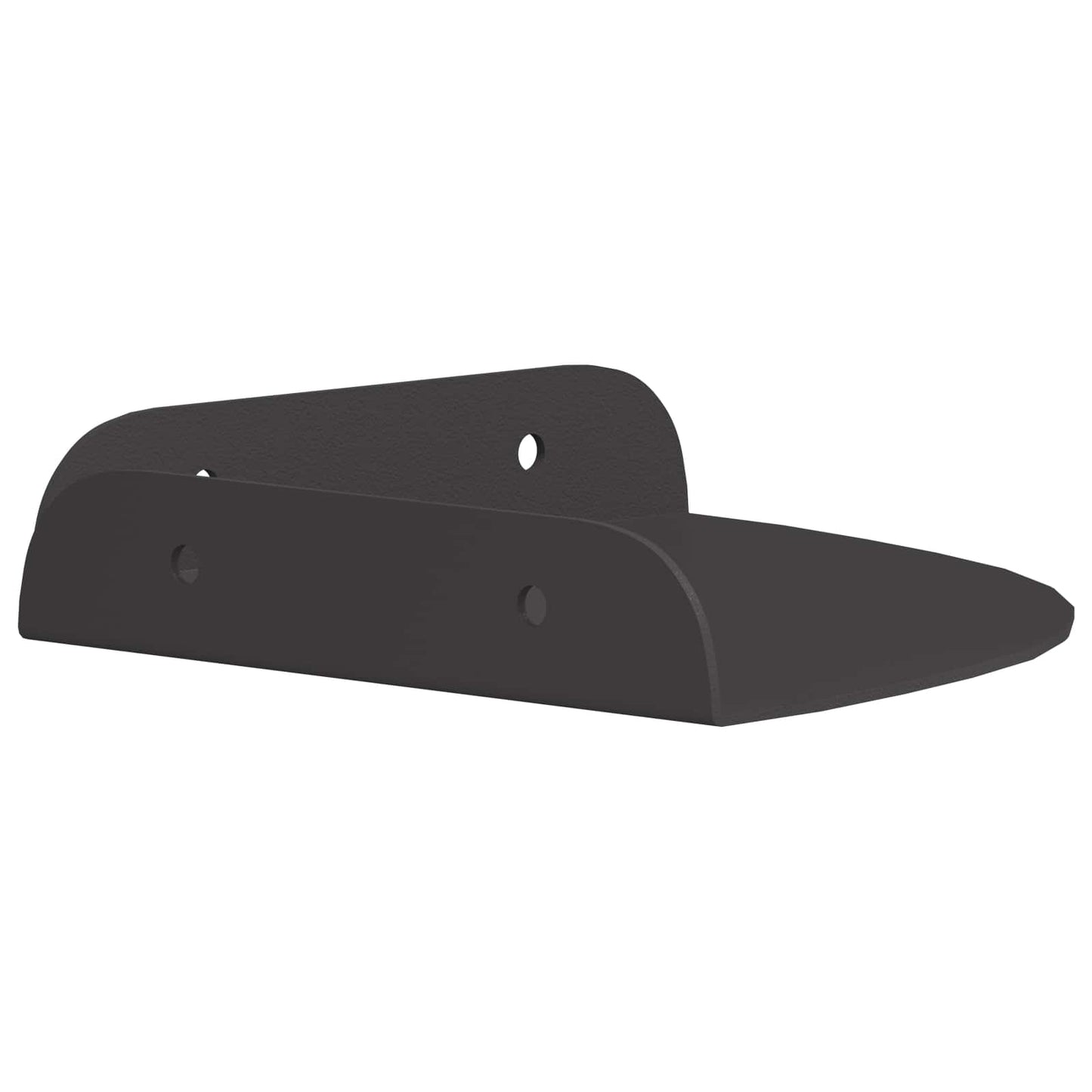 Lebegő polc polcokkal tárolóval 2 pcs Fekete 15 x 15 x 2 cm