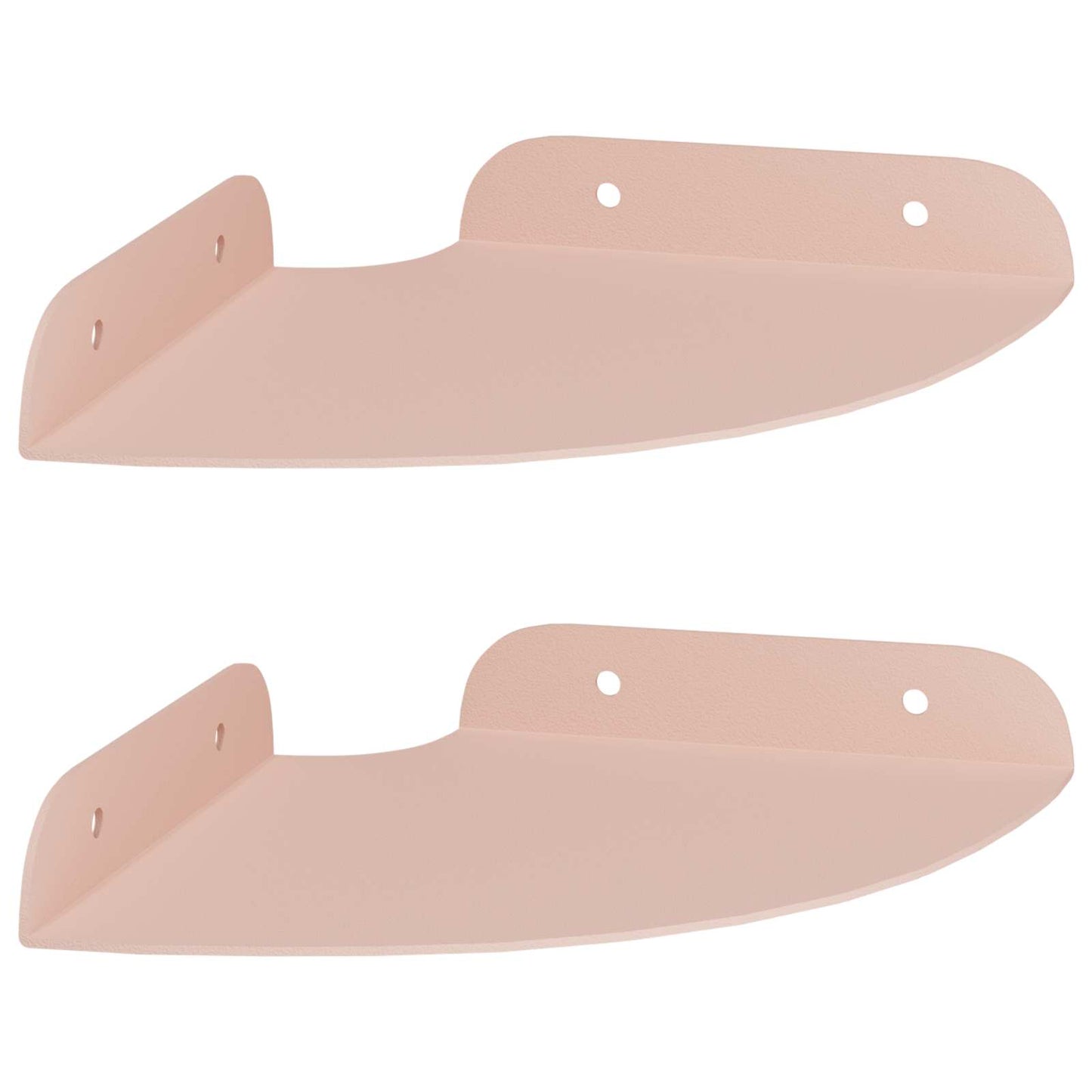 Lebegő polc polcokkal tárolóval 2 pcs Rózsaszín 15 x 15 x 2 cm
