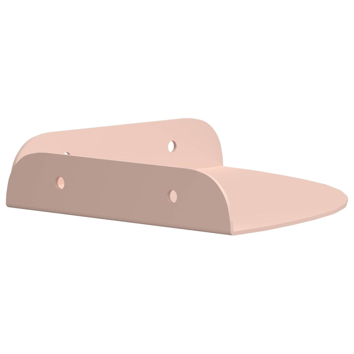 Lebegő polc polcokkal tárolóval 2 pcs Rózsaszín 15 x 15 x 2 cm