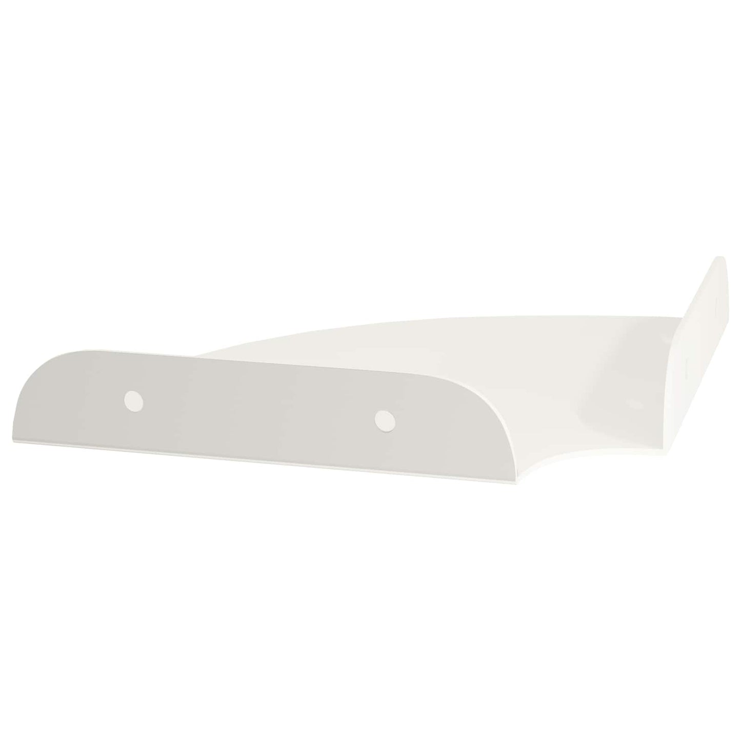 Lebegő polc polcokkal tárolóval 2 pcs Fehér 15 x 15 x 2 cm