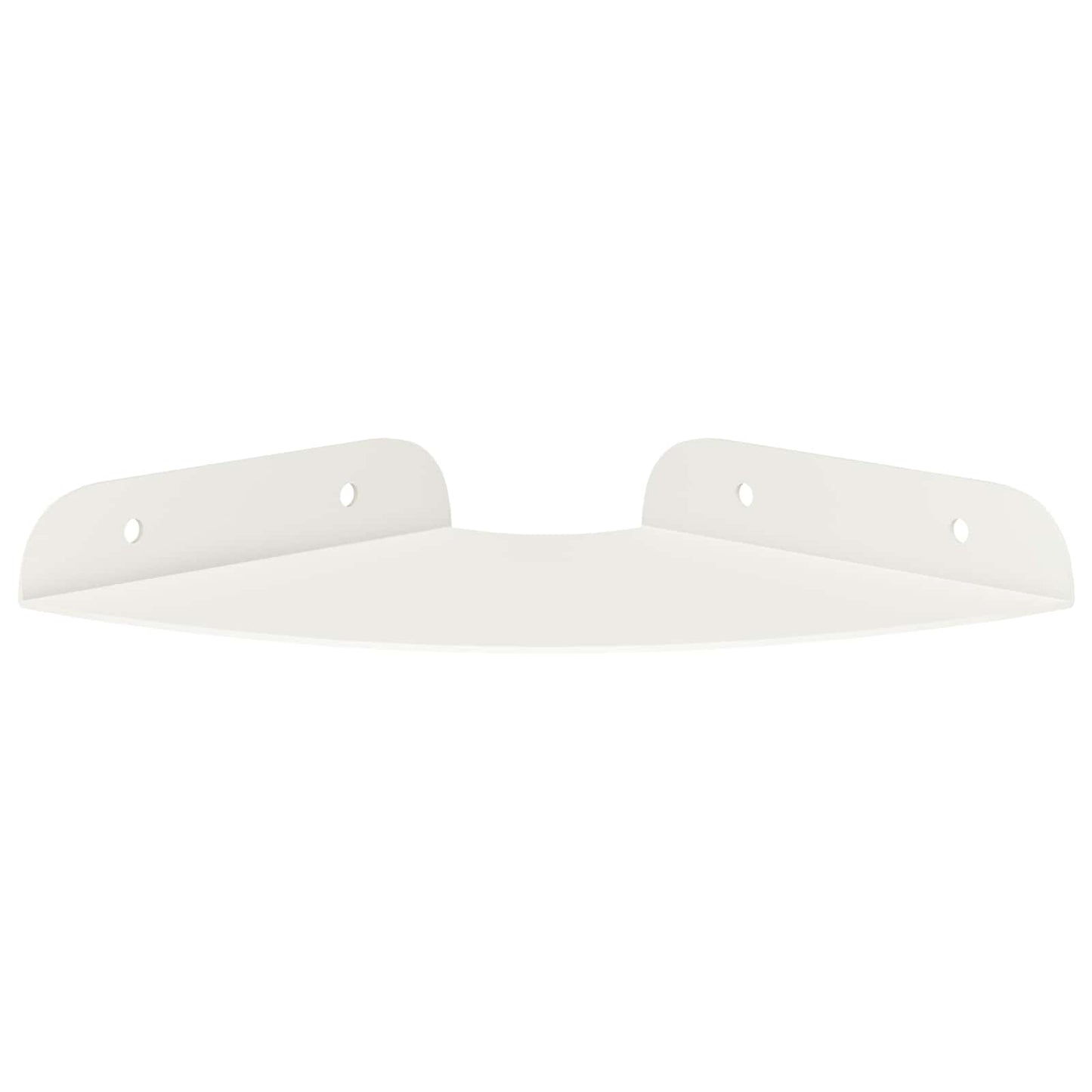Lebegő polc polcokkal tárolóval 2 pcs Fehér 15 x 15 x 2 cm