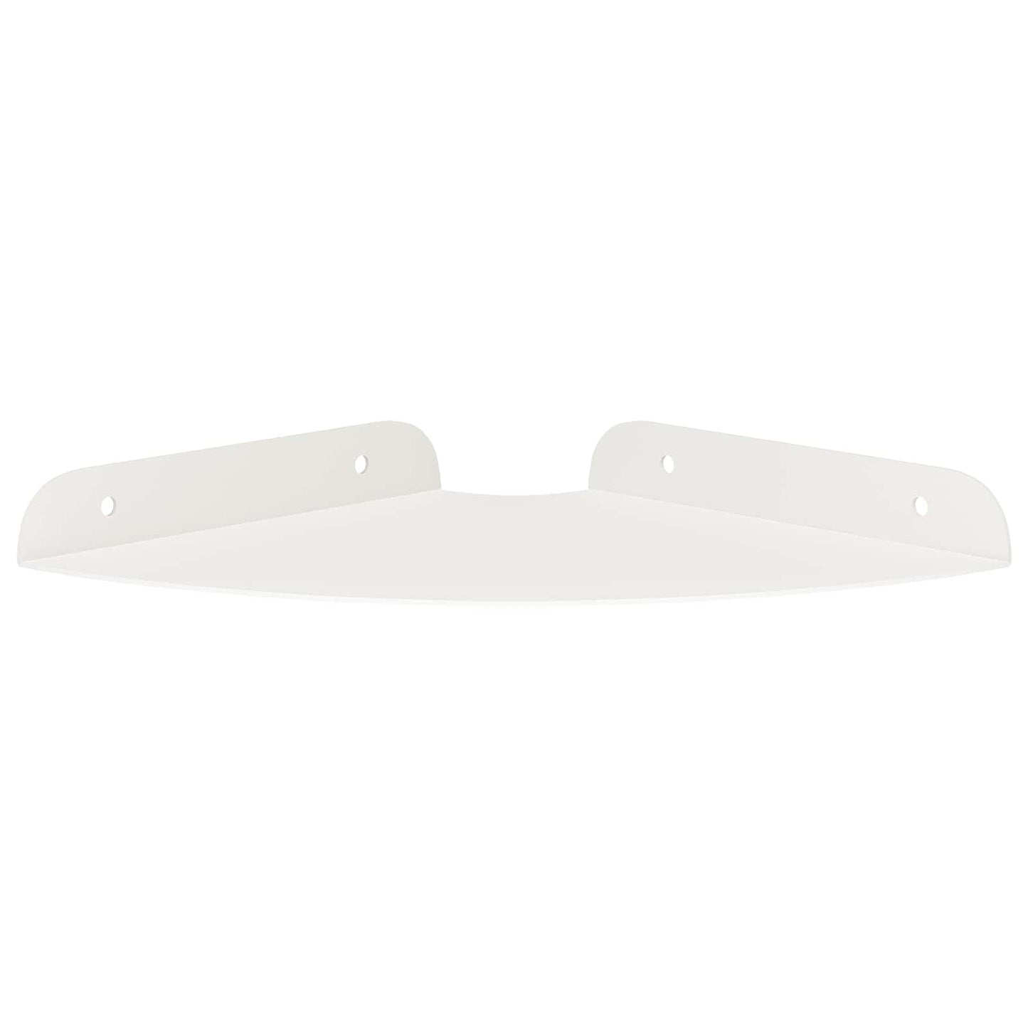 Lebegő polc polcokkal tárolóval 2 pcs Fehér 18 x 18 x 2 cm
